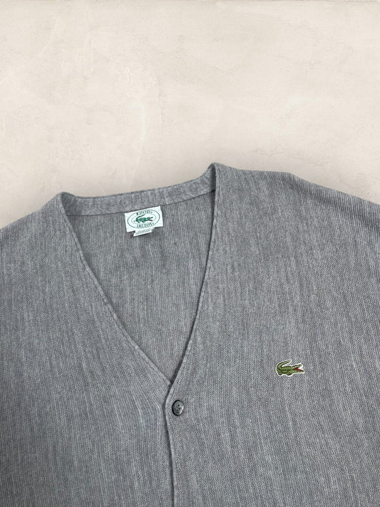 Cardigan Homme Lacoste Gris XL Ref:3080 - Gris - XL - amifrip