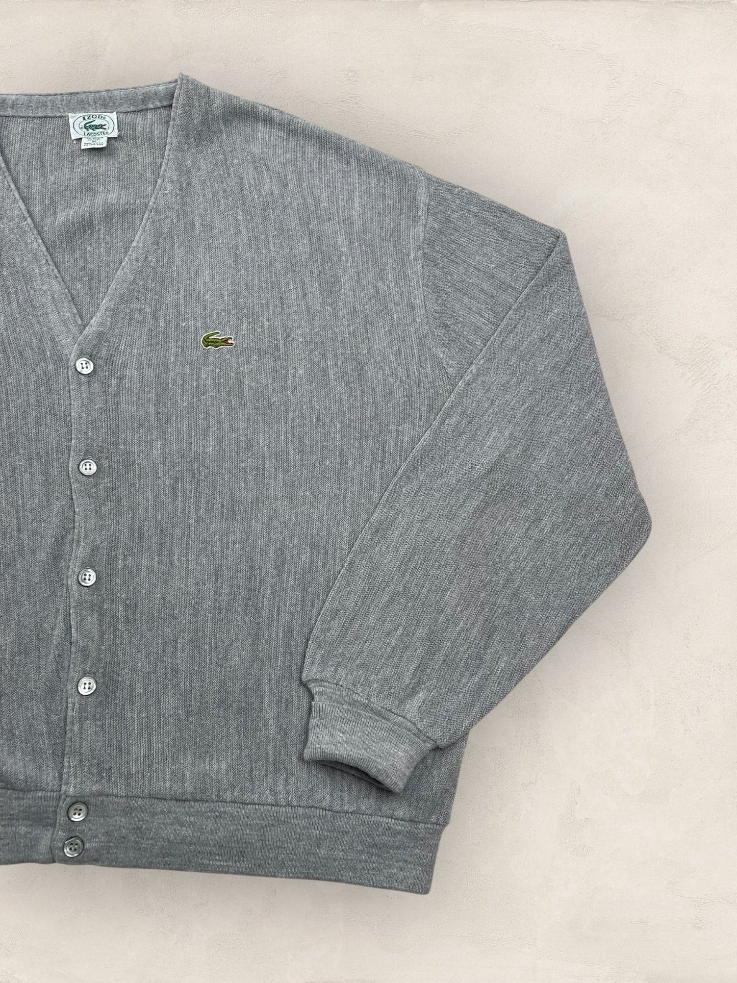 Cardigan Homme Lacoste Gris XL Ref:3130 - Gris - XL - amifrip