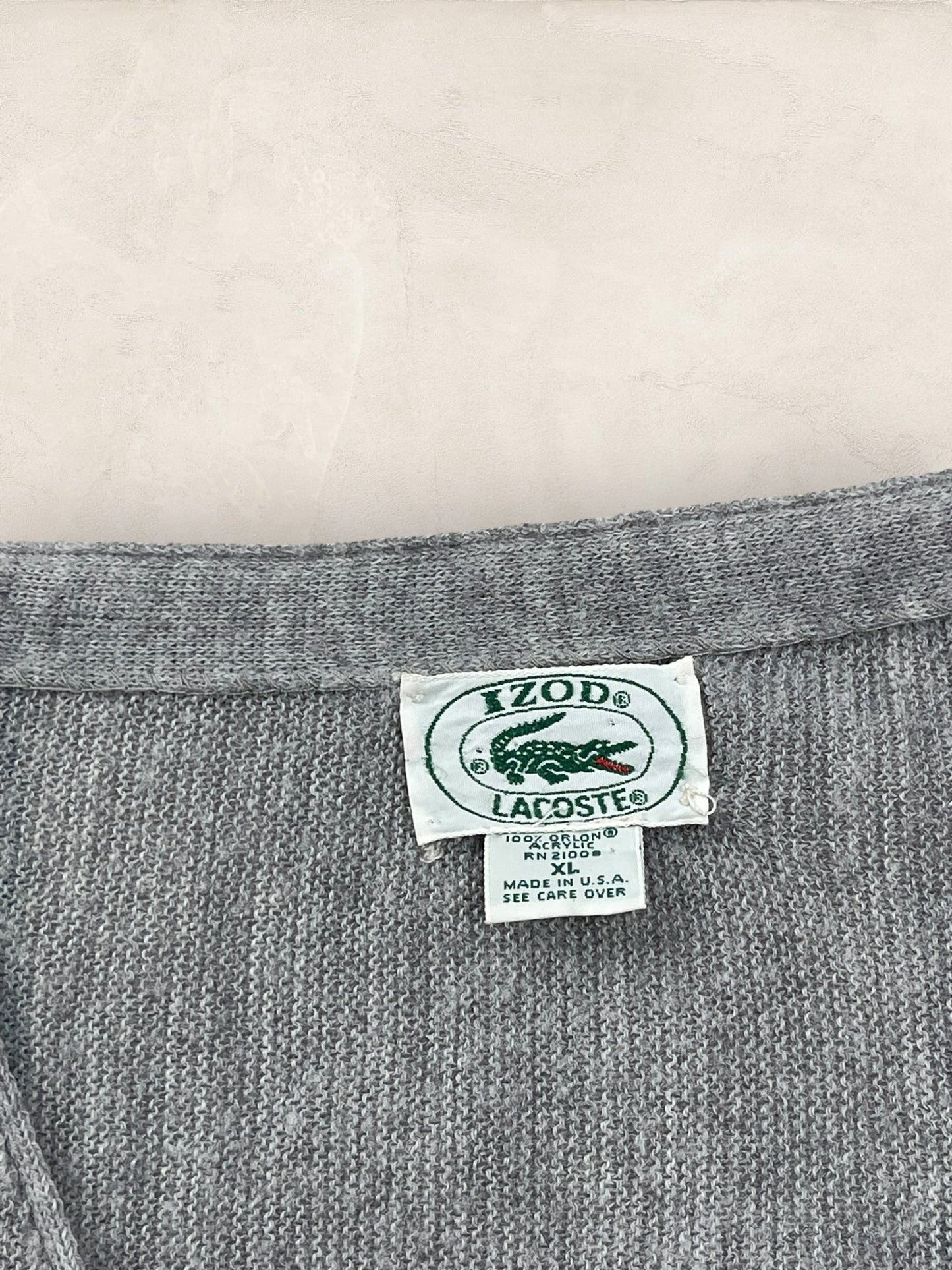 Cardigan Homme Lacoste Gris XL Ref:3130 - Gris - XL - amifrip