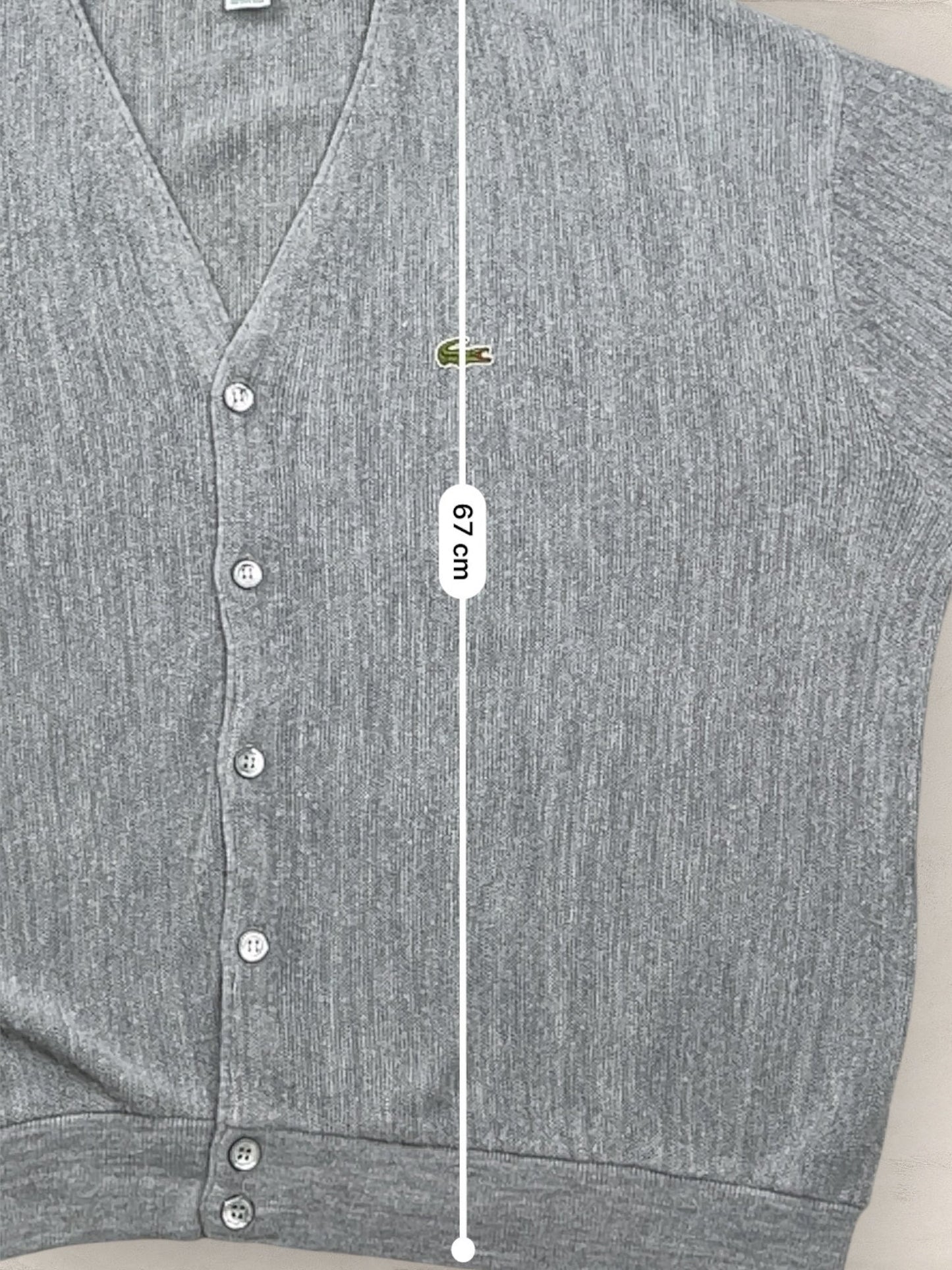 Cardigan Homme Lacoste Gris XL Ref:3130 - Gris - XL - amifrip
