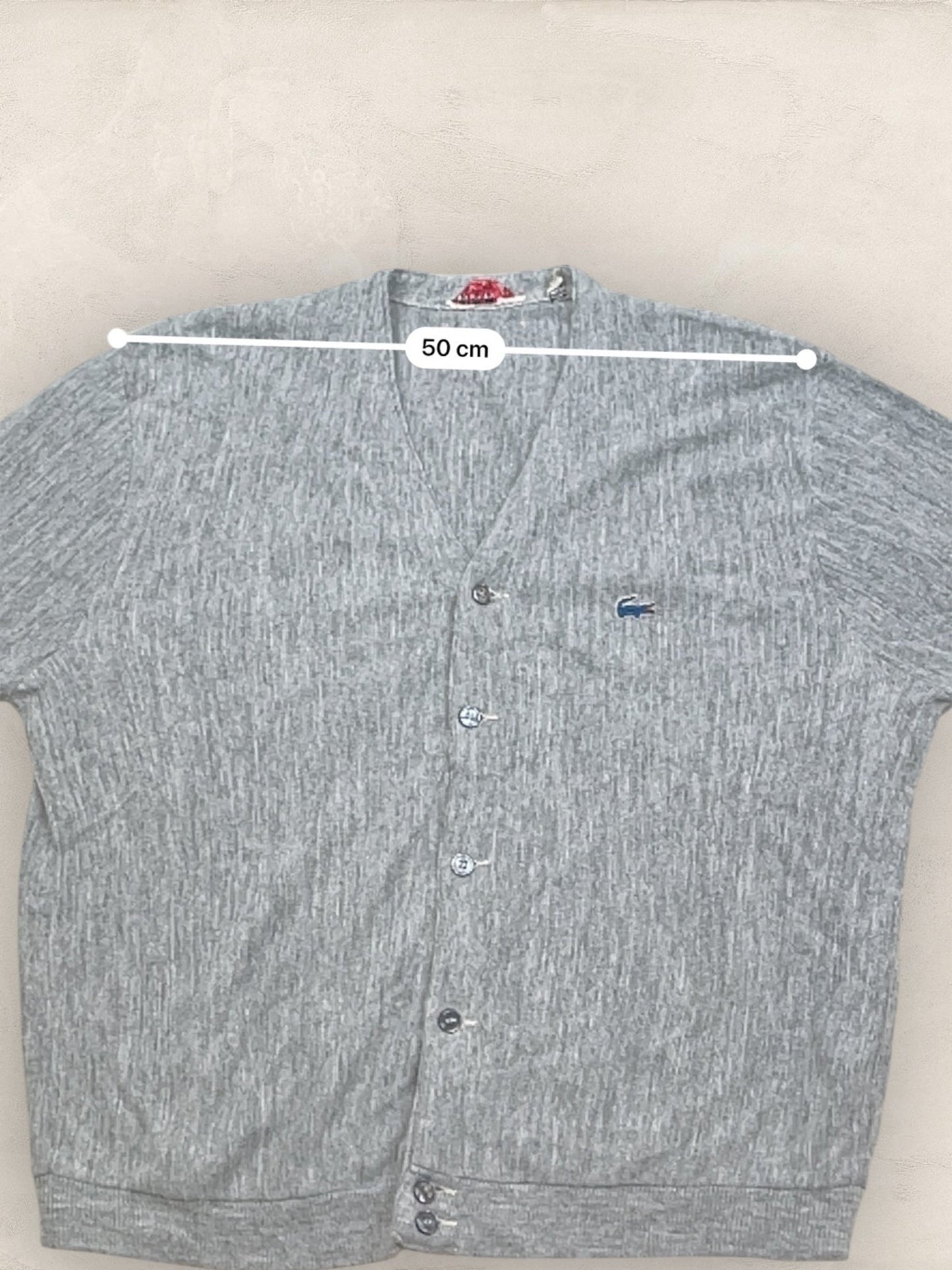 Cardigan Homme Lacoste Gris XL Ref:3272 - Gris - XL - amifrip