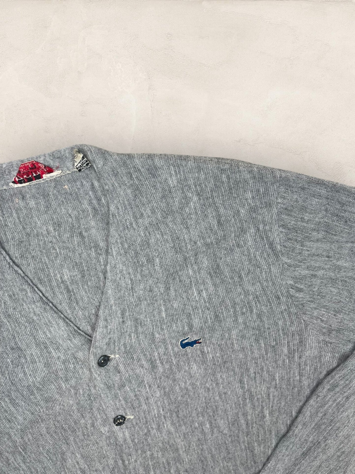Cardigan Homme Lacoste Gris XL Ref:3272 - Gris - XL - amifrip