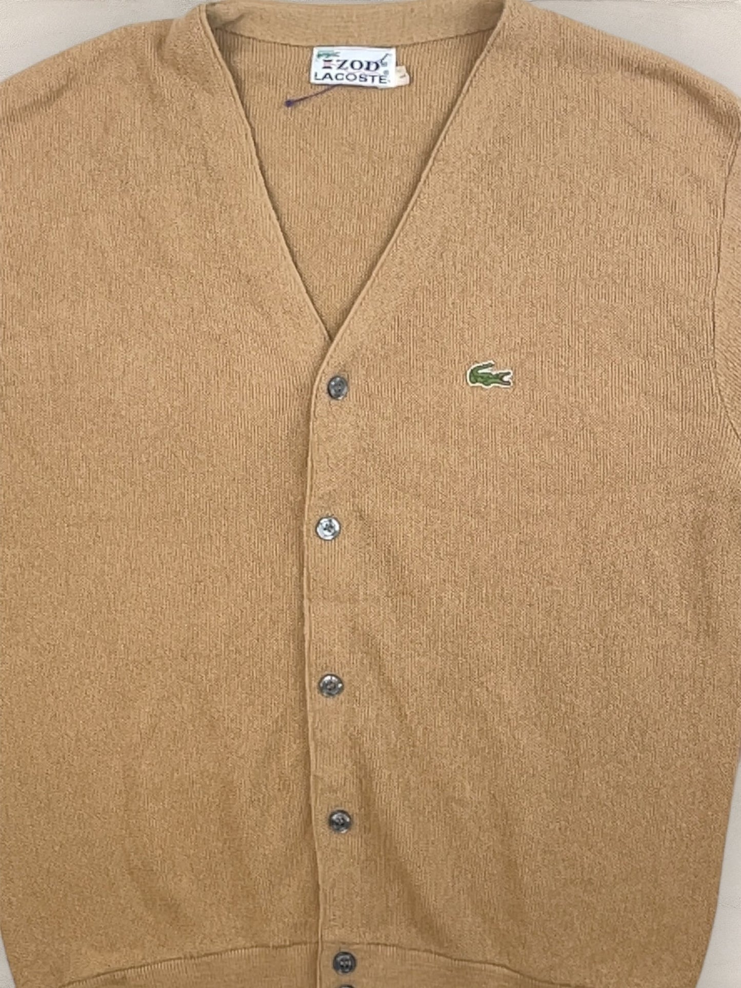 Cardigan Homme Lacoste Izod Beige L Ref:3337 - Beige - L - amifrip