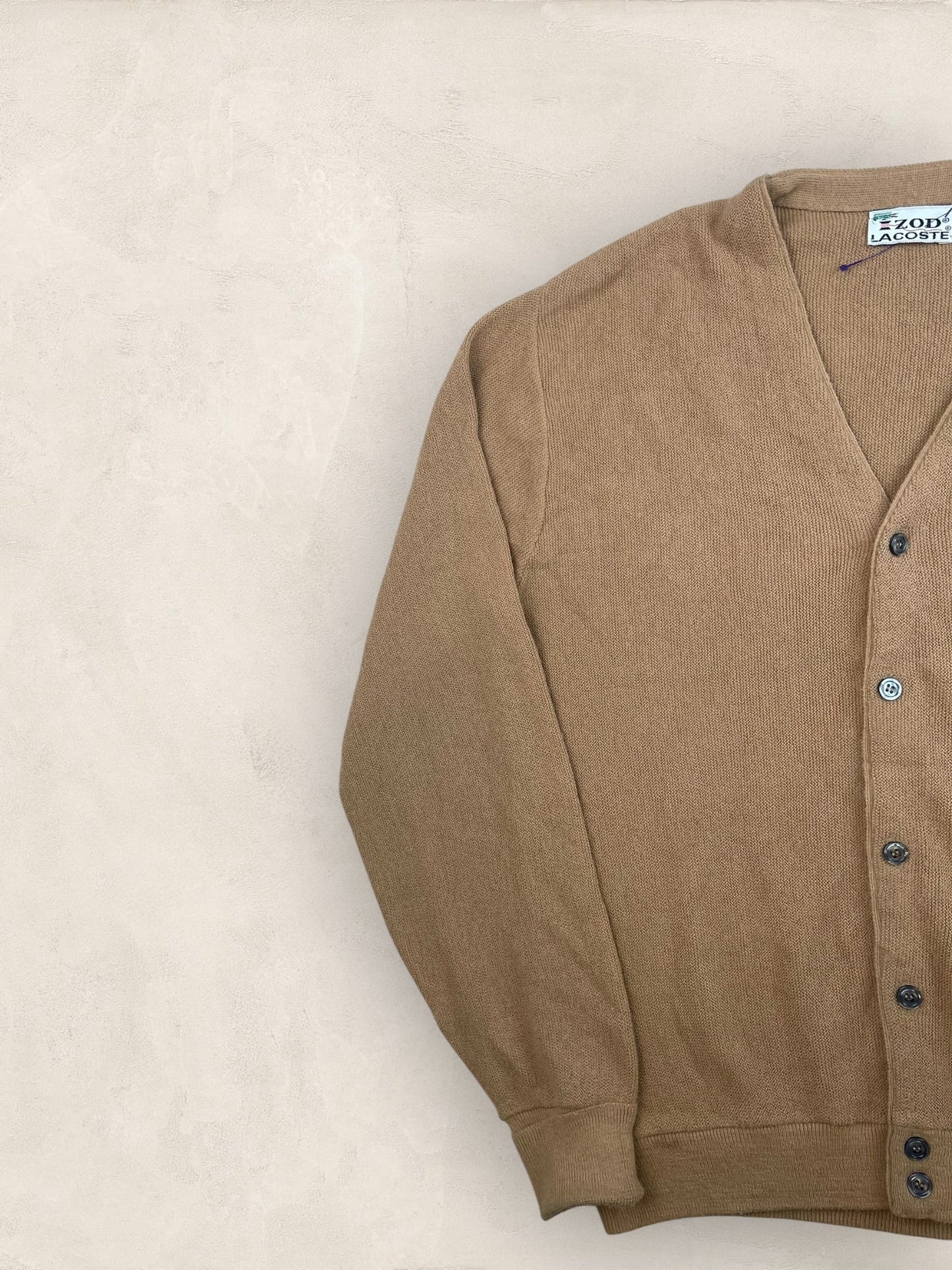 Cardigan Homme Lacoste Izod Beige L Ref:3337 - Beige - L - amifrip