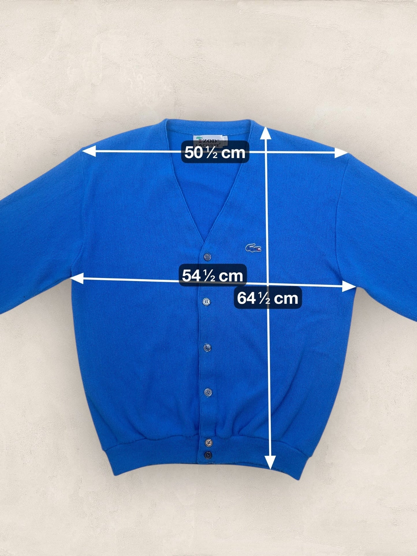 Cardigan Homme Lacoste Izod Bleu L Ref:3936 - Bleu - L - amifrip
