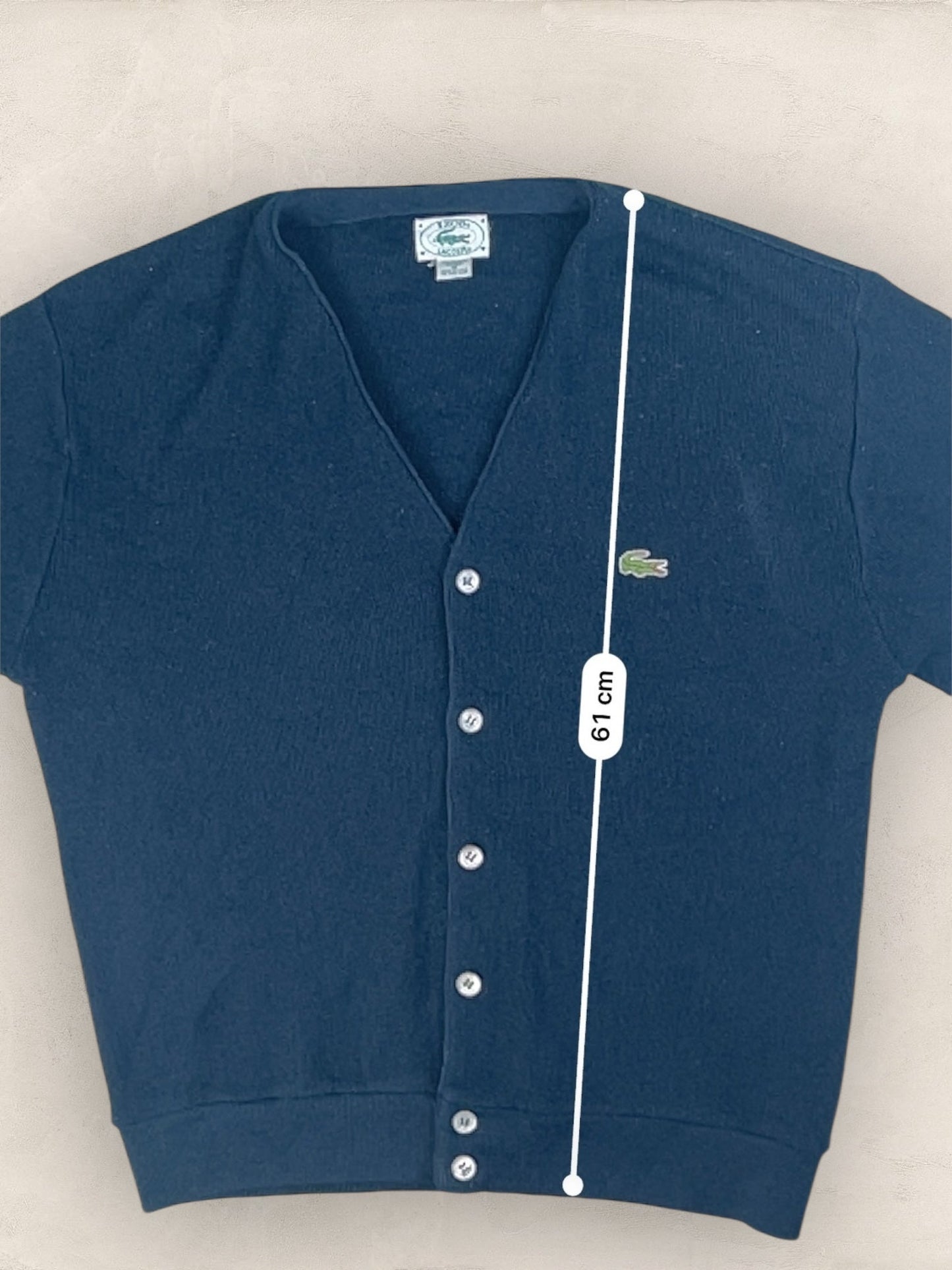 Cardigan Homme Lacoste Izod Bleu Marine M Ref:3340 - Bleu Marine - M - amifrip