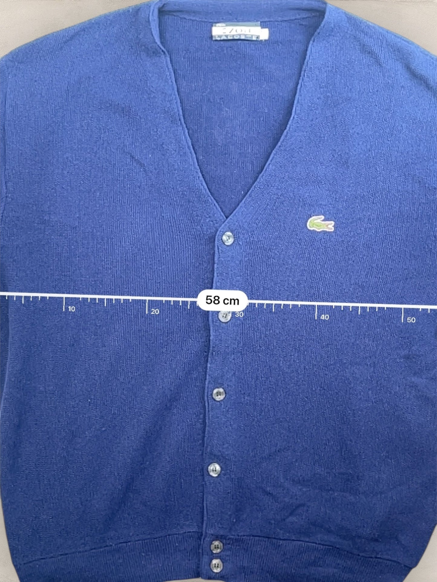 Cardigan Homme Lacoste Izod Bleu Marine XL Ref:3284 - Bleu Marine - XL - amifrip