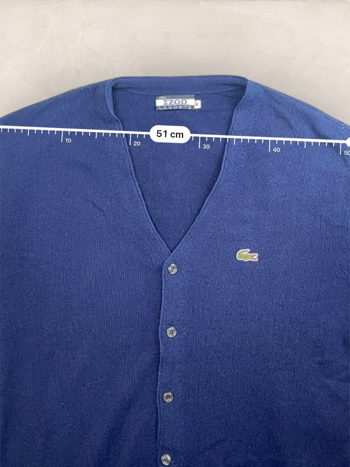 Cardigan Homme Lacoste Izod Bleu Marine XL Ref:3284 - Bleu Marine - XL - amifrip
