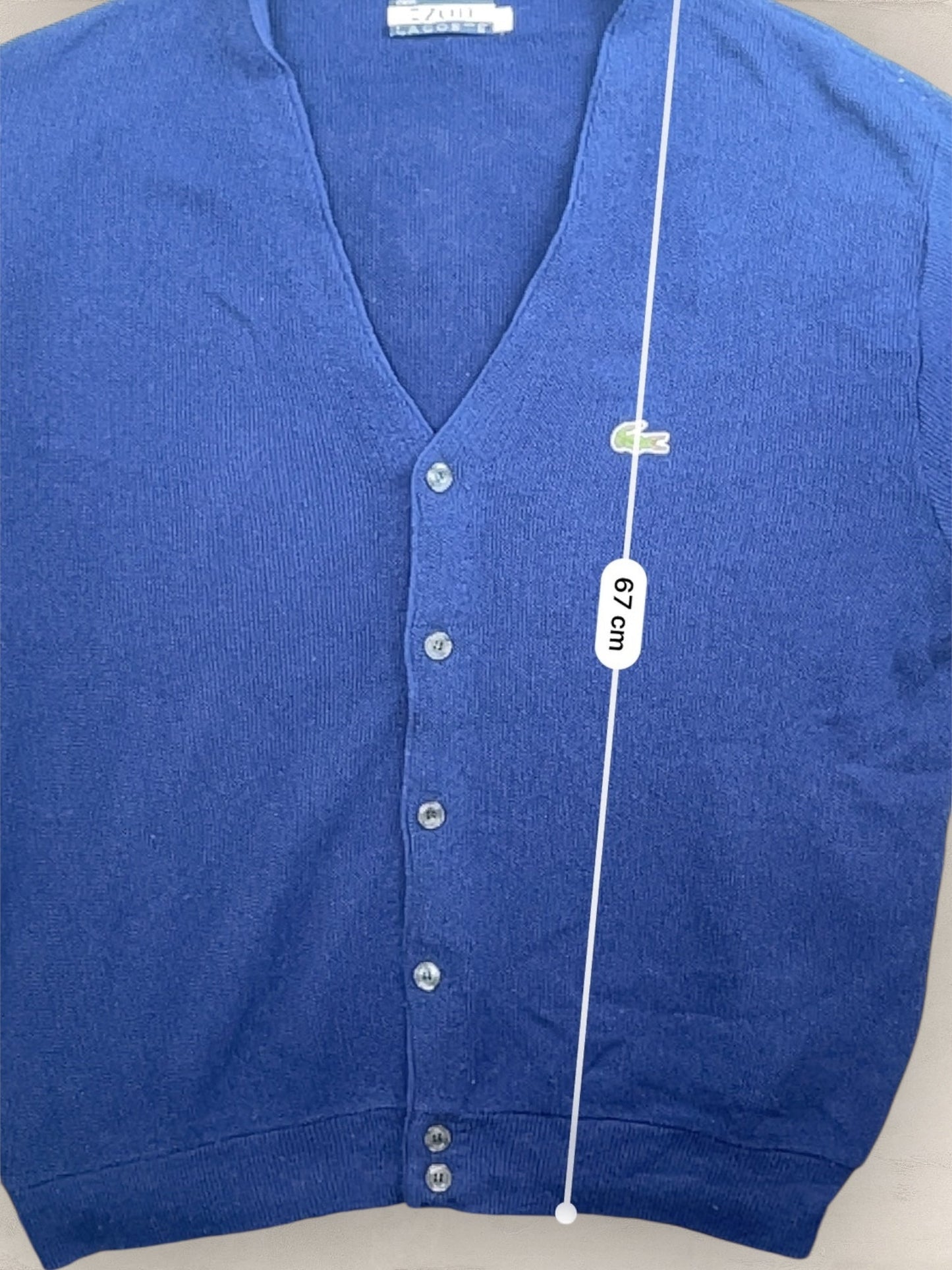 Cardigan Homme Lacoste Izod Bleu Marine XL Ref:3284 - Bleu Marine - XL - amifrip