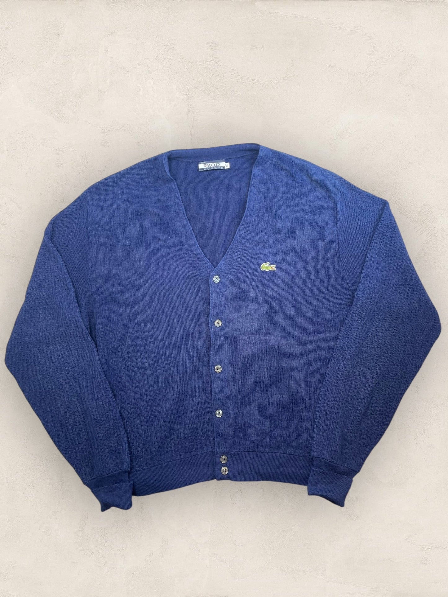 Cardigan Homme Lacoste Izod Bleu Marine XL Ref:3284 - Bleu Marine - XL - amifrip