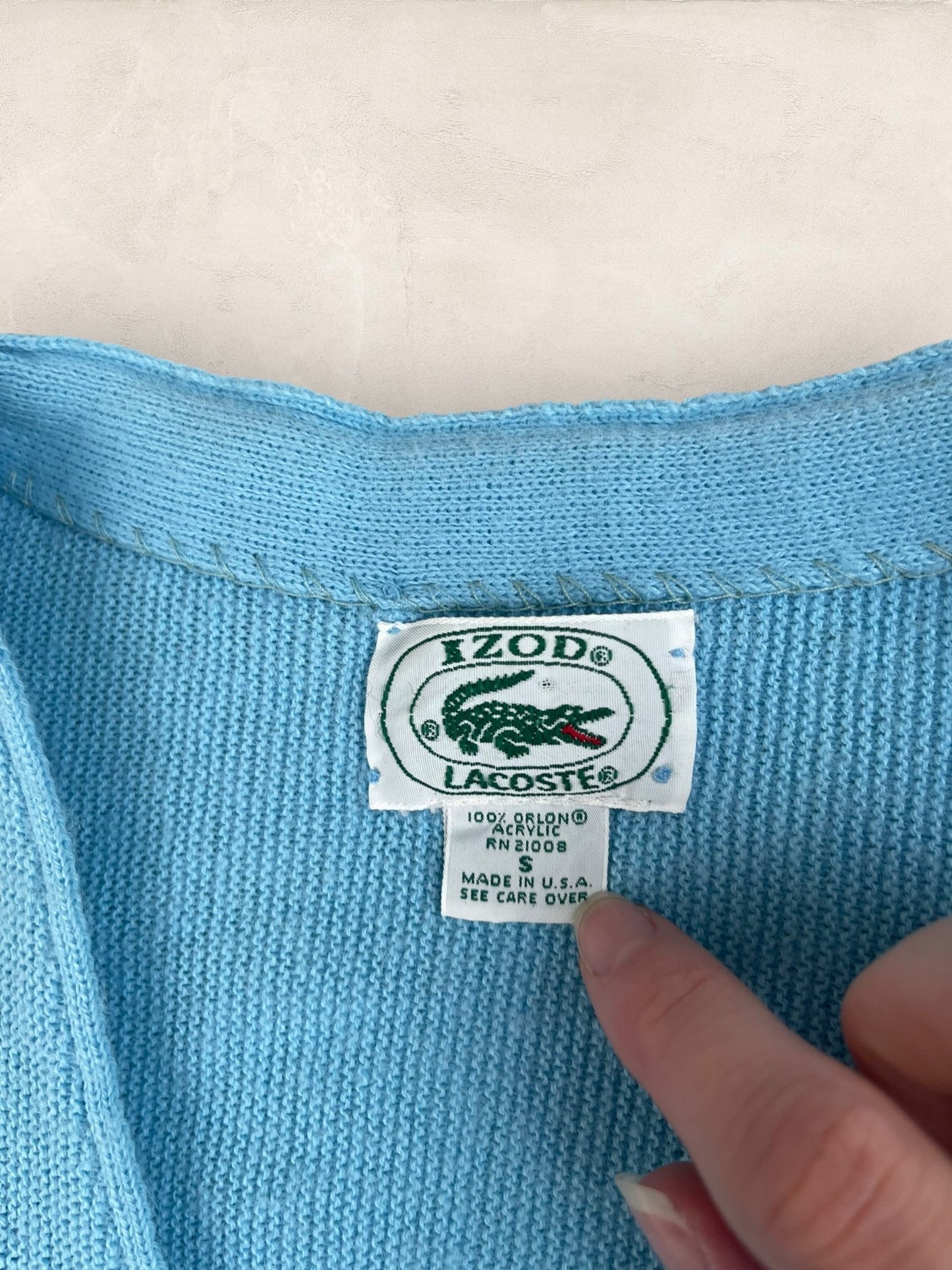 Cardigan Homme Lacoste Izod Bleu S Ref:3341 - Bleu - S - amifrip