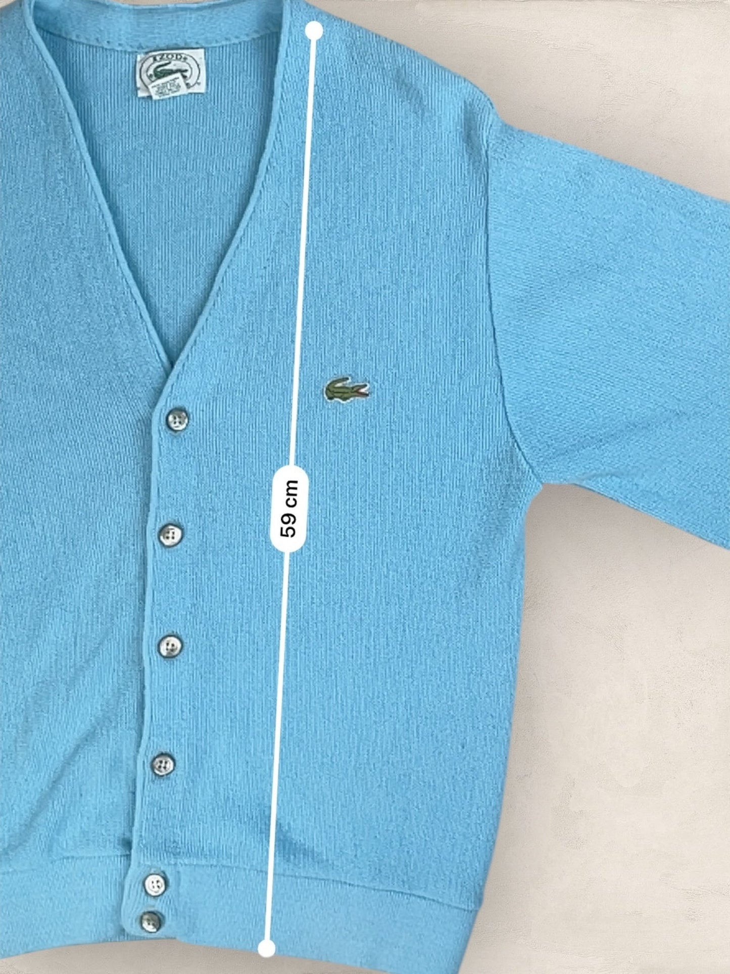 Cardigan Homme Lacoste Izod Bleu S Ref:3341 - Bleu - S - amifrip