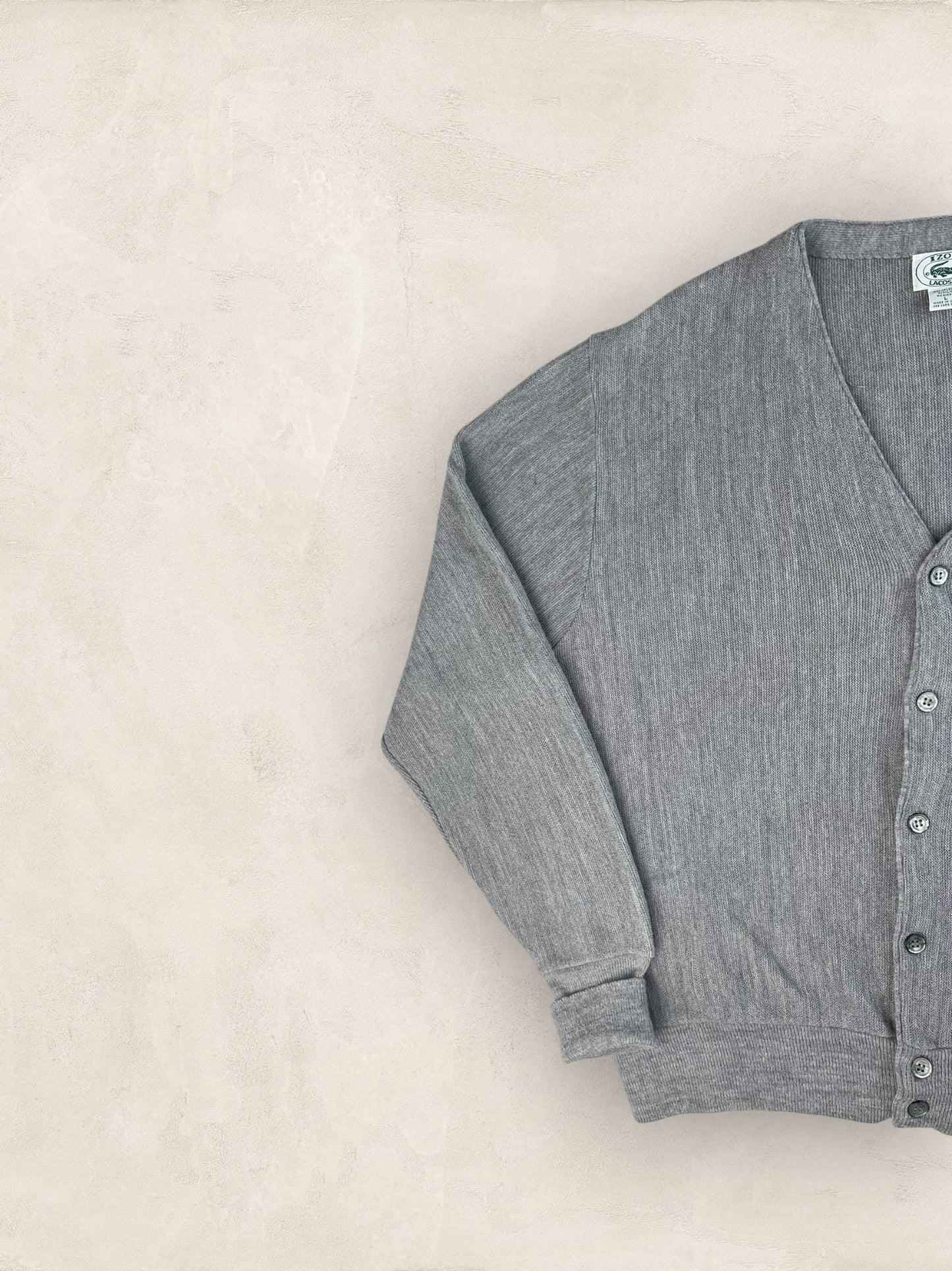 Cardigan Homme Lacoste Izod Gris L Ref:3331 - Gris - L - amifrip