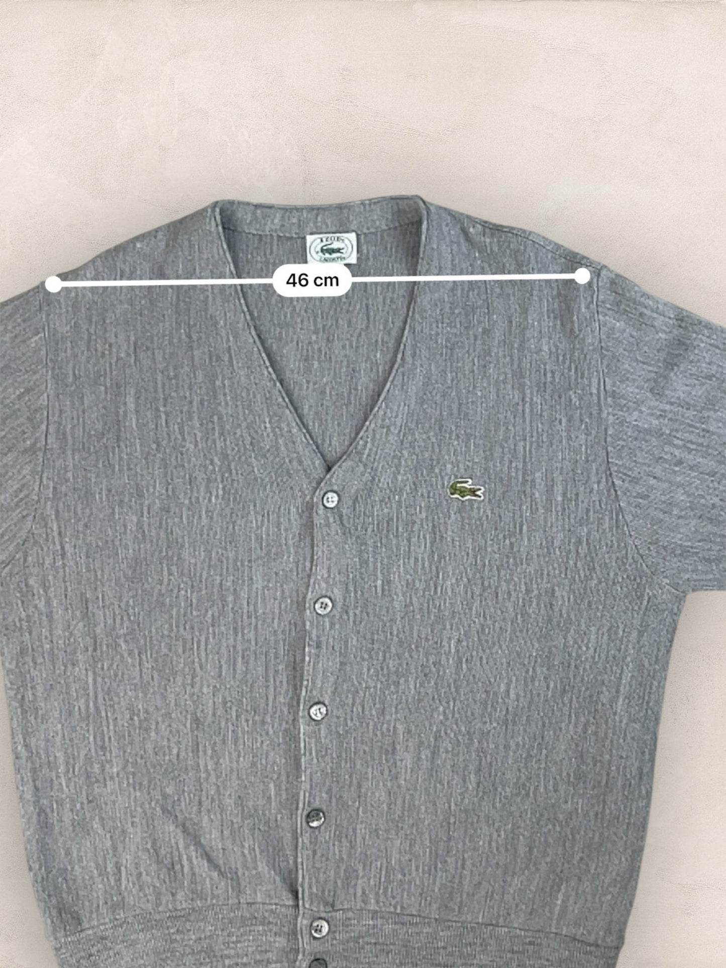 Cardigan Homme Lacoste Izod Gris L Ref:3331 - Gris - L - amifrip