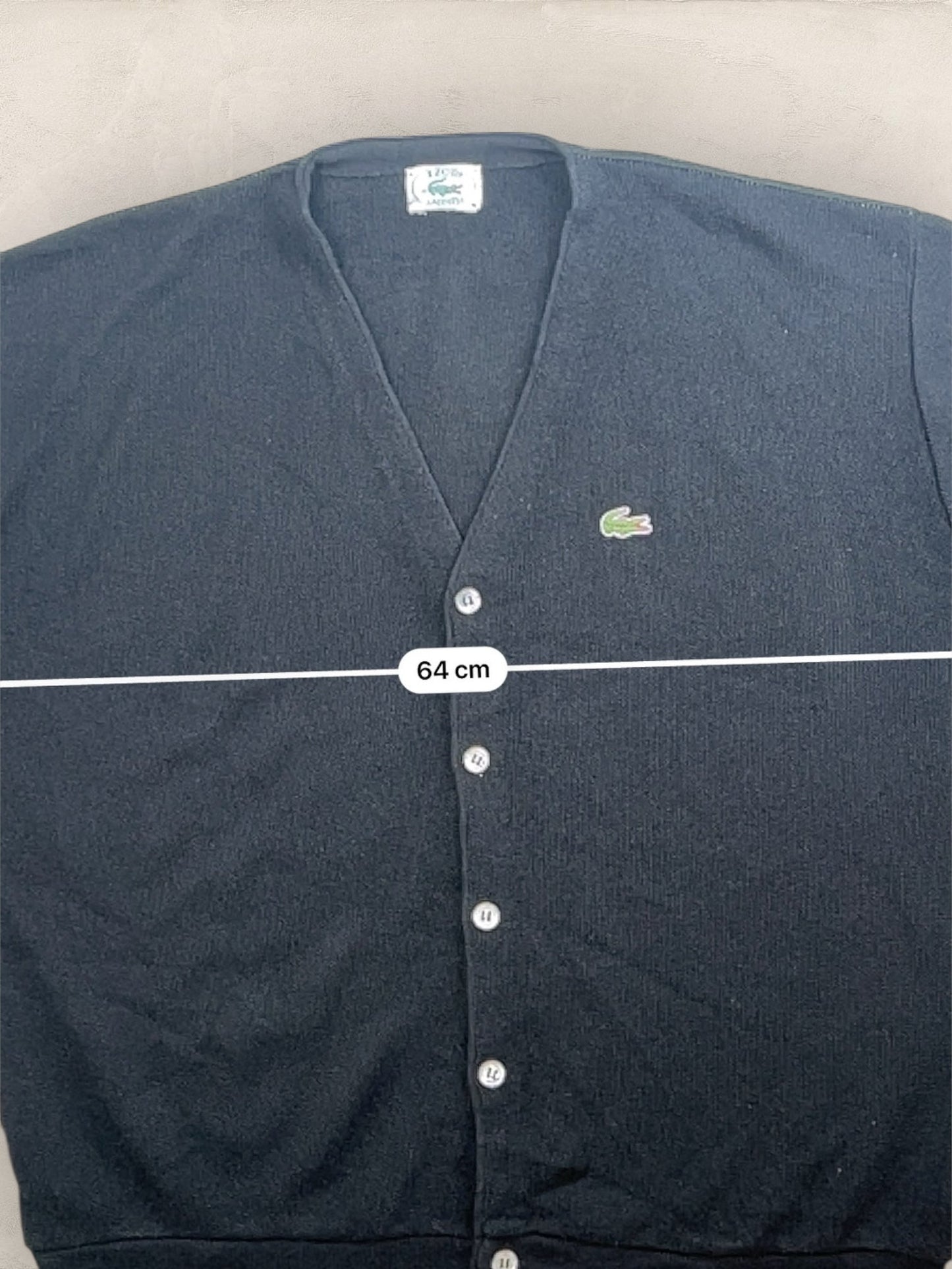 Cardigan Homme Lacoste Izod Noir L Ref:3285 - Noir - L - amifrip