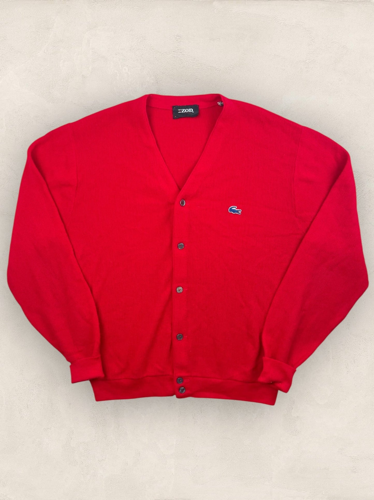 Cardigan Homme Lacoste Izod Rouge XL Ref:3309 - Rouge - XL - amifrip