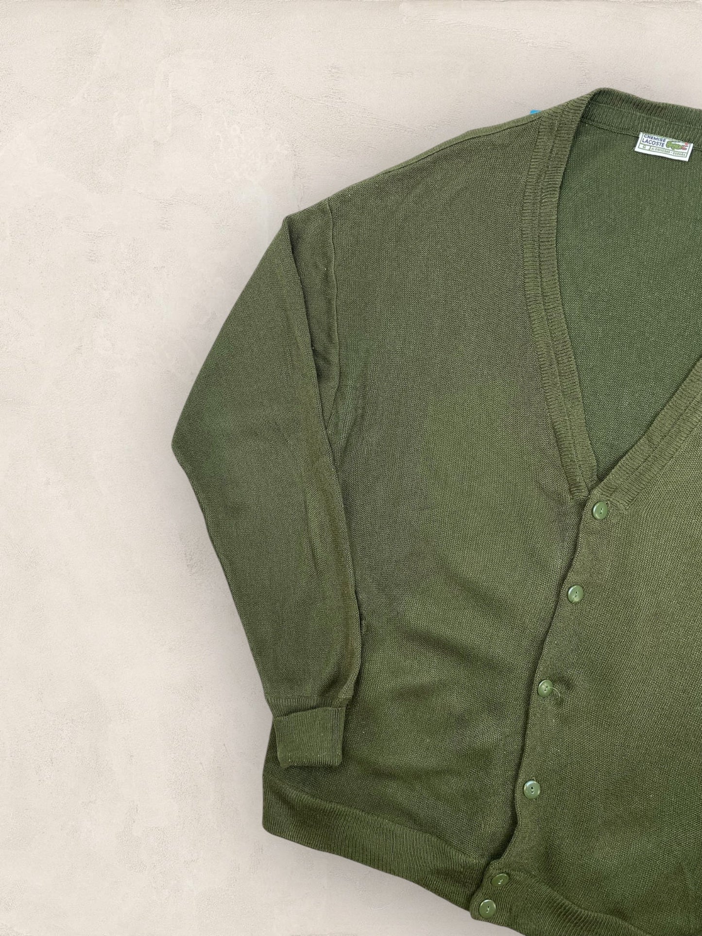 Cardigan Homme Lacoste Kaki XL Ref:3195 - Kaki - XL - amifrip