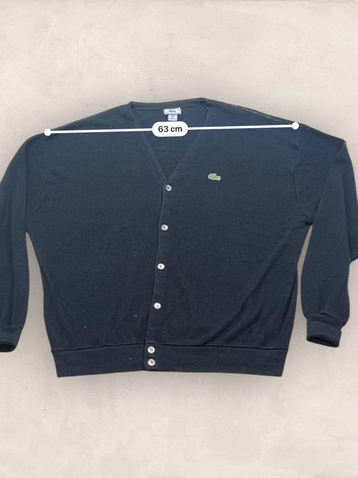 Cardigan Homme Lacoste Noir 3XL Ref:3253 - Noir - 3XL - amifrip