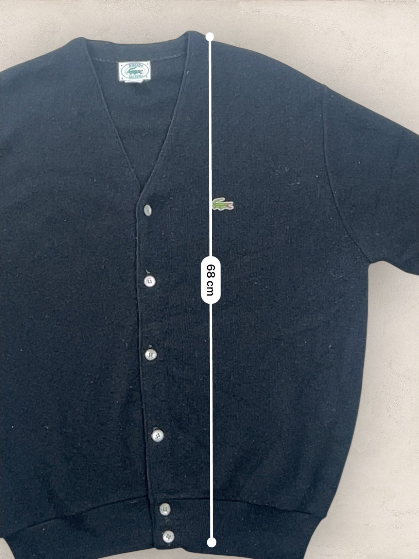Cardigan Homme Lacoste Noir L Ref:3164 - Noir - L - amifrip
