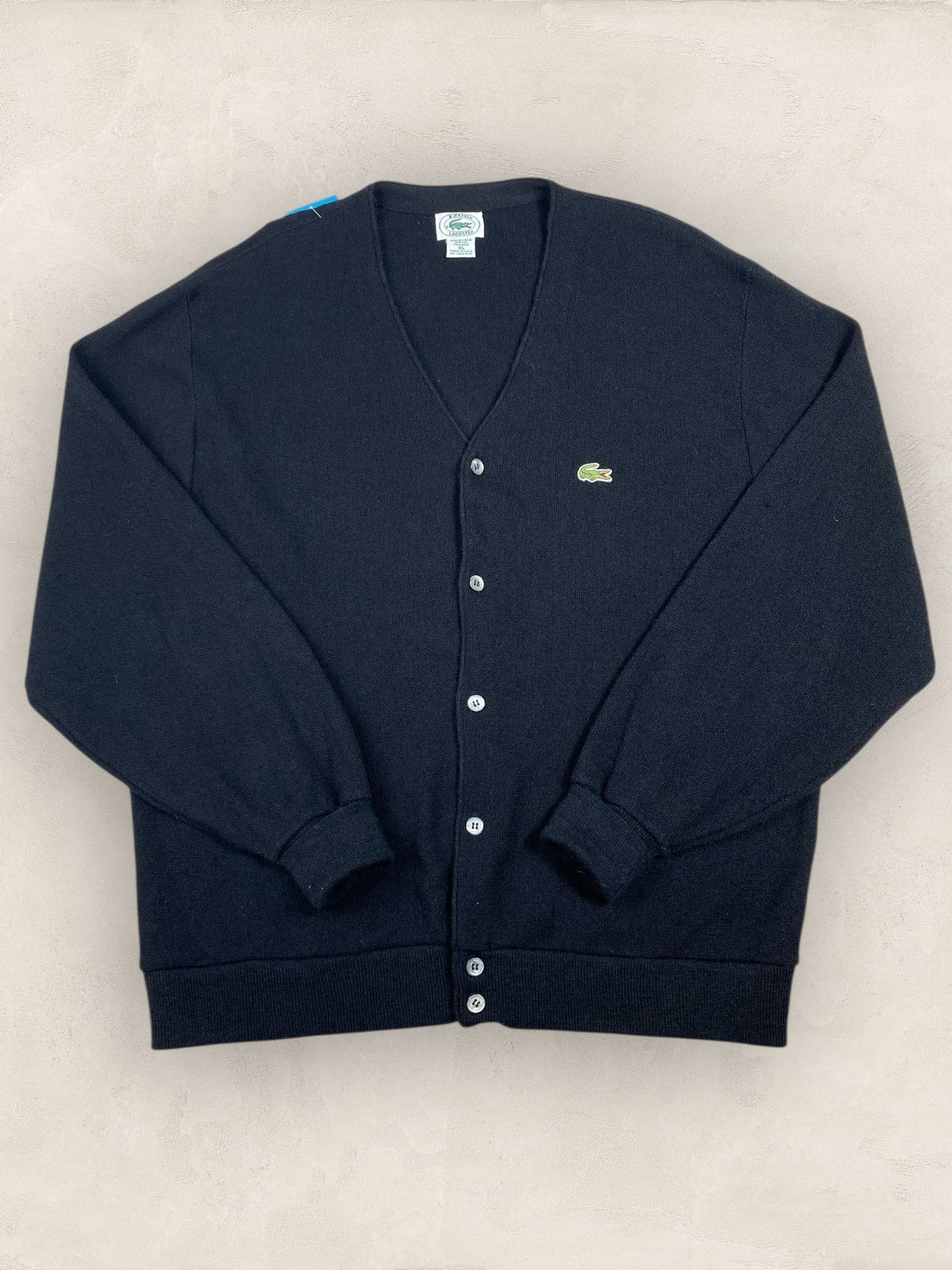 Cardigan Homme Lacoste NOIR XL Ref:2868 - NOIR - XL - amifrip - Friperie en ligne et vêtements vintage