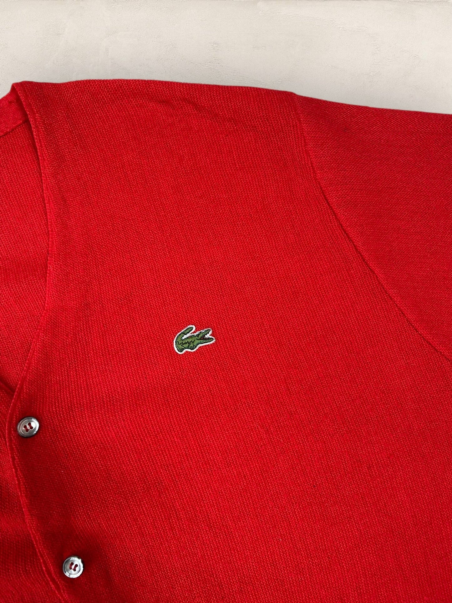 Cardigan Homme Lacoste ROUGE L Ref:2846 - ROUGE - L - amifrip - Friperie en ligne et vêtements vintage
