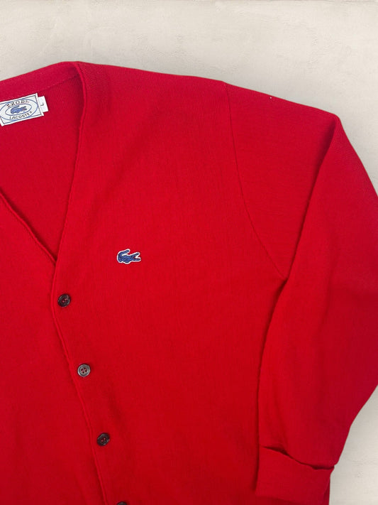Cardigan Homme Lacoste Rouge L Ref:3194 - Rouge - L - amifrip
