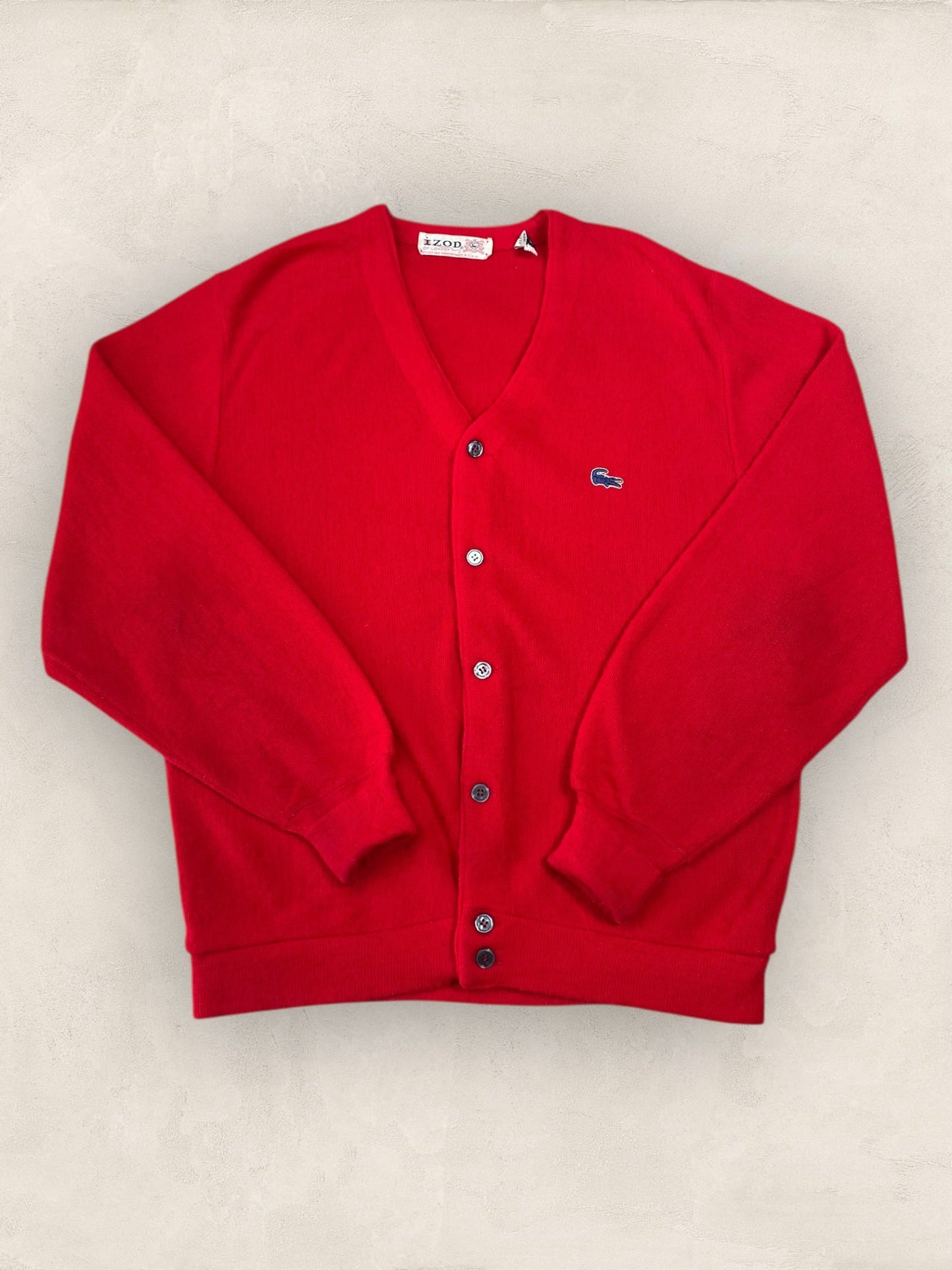 Cardigan Homme Lacoste ROUGE M Ref:2873 - ROUGE - M - amifrip - Friperie en ligne et vêtements vintage