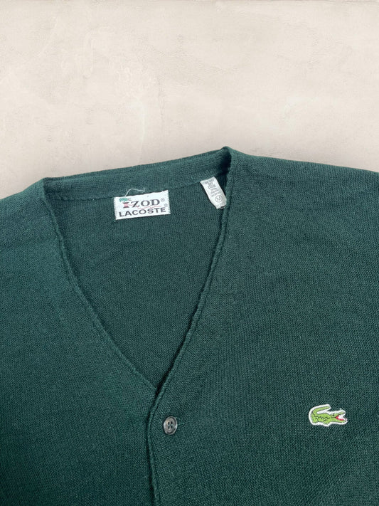 Cardigan Homme Lacoste Vert M Ref:3047 - Vert - M - amifrip - Friperie en ligne et vêtements vintage