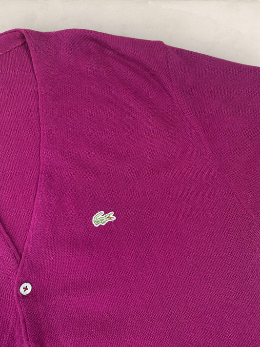 Cardigan Homme Lacoste VIOLET XL Ref:2876 - VIOLET - XL - amifrip - Friperie en ligne et vêtements vintage