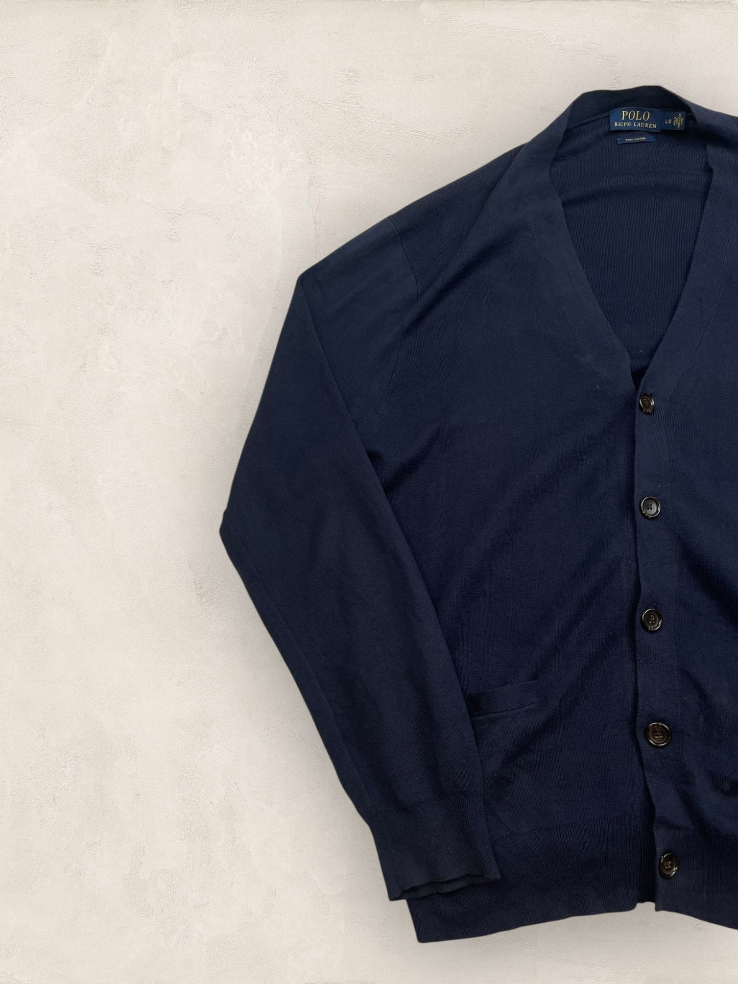 Cardigan Homme Ralph Lauren Bleu Marine L Ref:3407 - Bleu Marine - L - amifrip