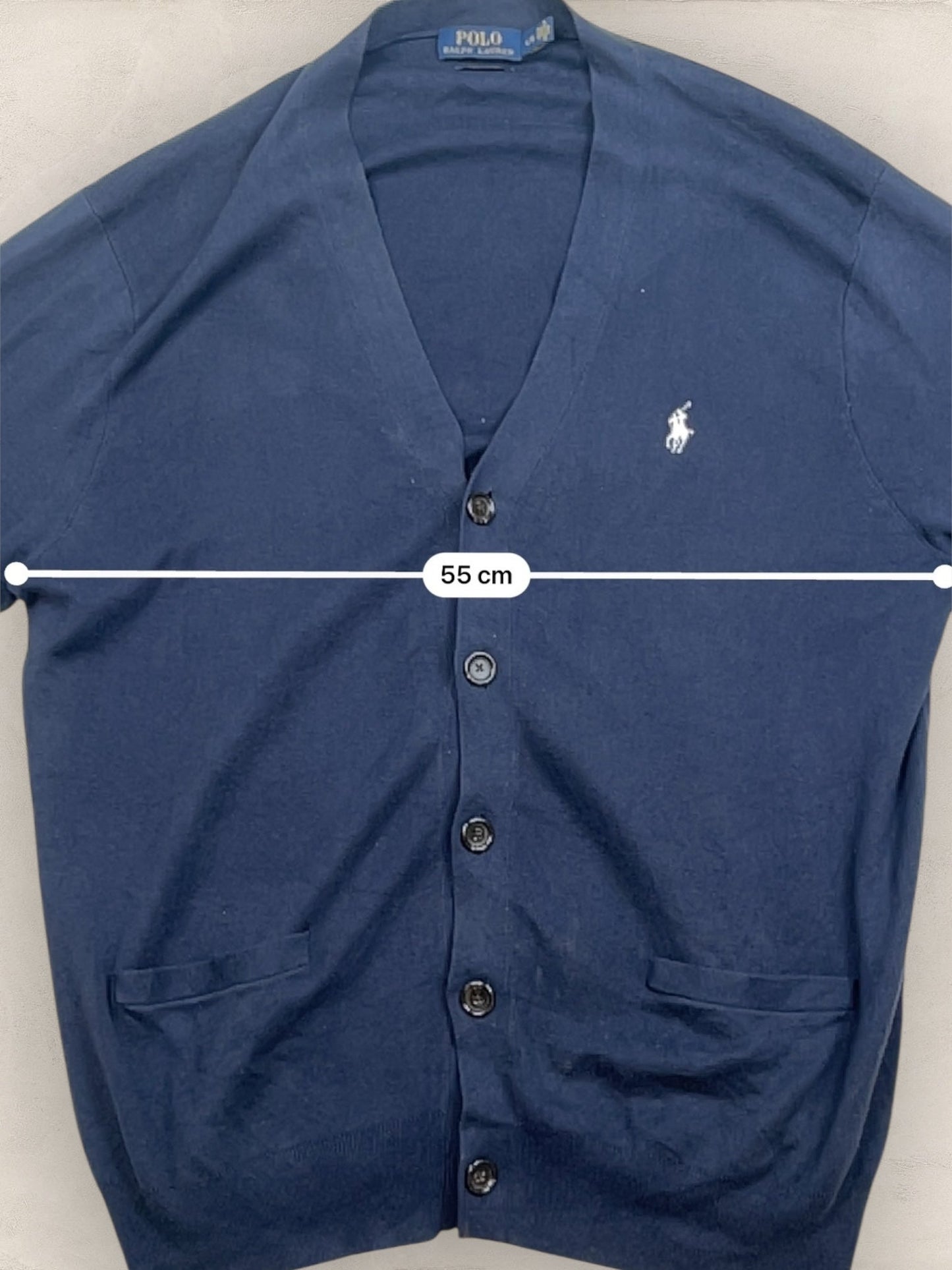 Cardigan Homme Ralph Lauren Bleu Marine L Ref:3407 - Bleu Marine - L - amifrip