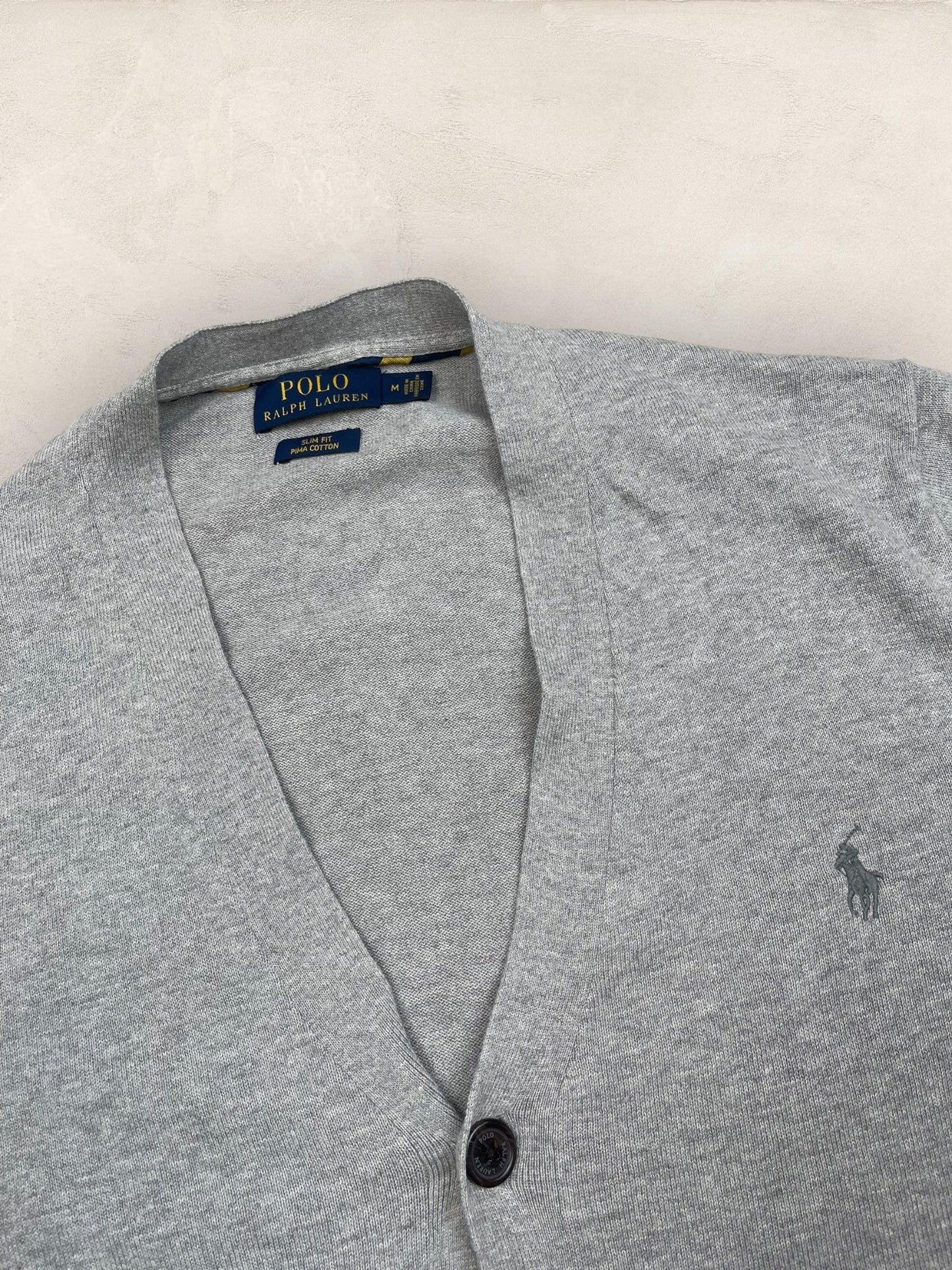 Cardigan Homme Ralph Lauren Gris M Ref:3406 - Gris - M - amifrip