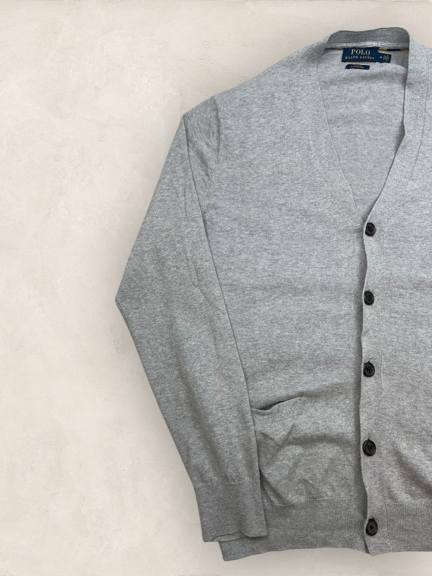 Cardigan Homme Ralph Lauren Gris M Ref:3406 - Gris - M - amifrip