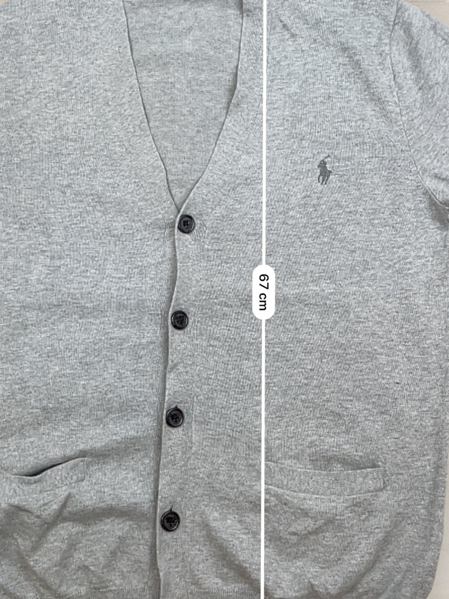 Cardigan Homme Ralph Lauren Gris M Ref:3406 - Gris - M - amifrip