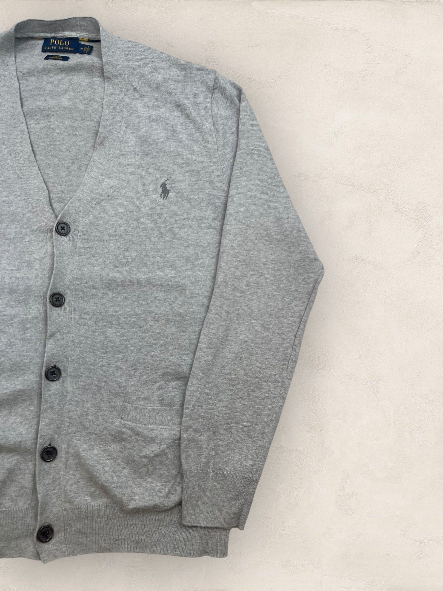 Cardigan Homme Ralph Lauren Gris M Ref:3406 - Gris - M - amifrip