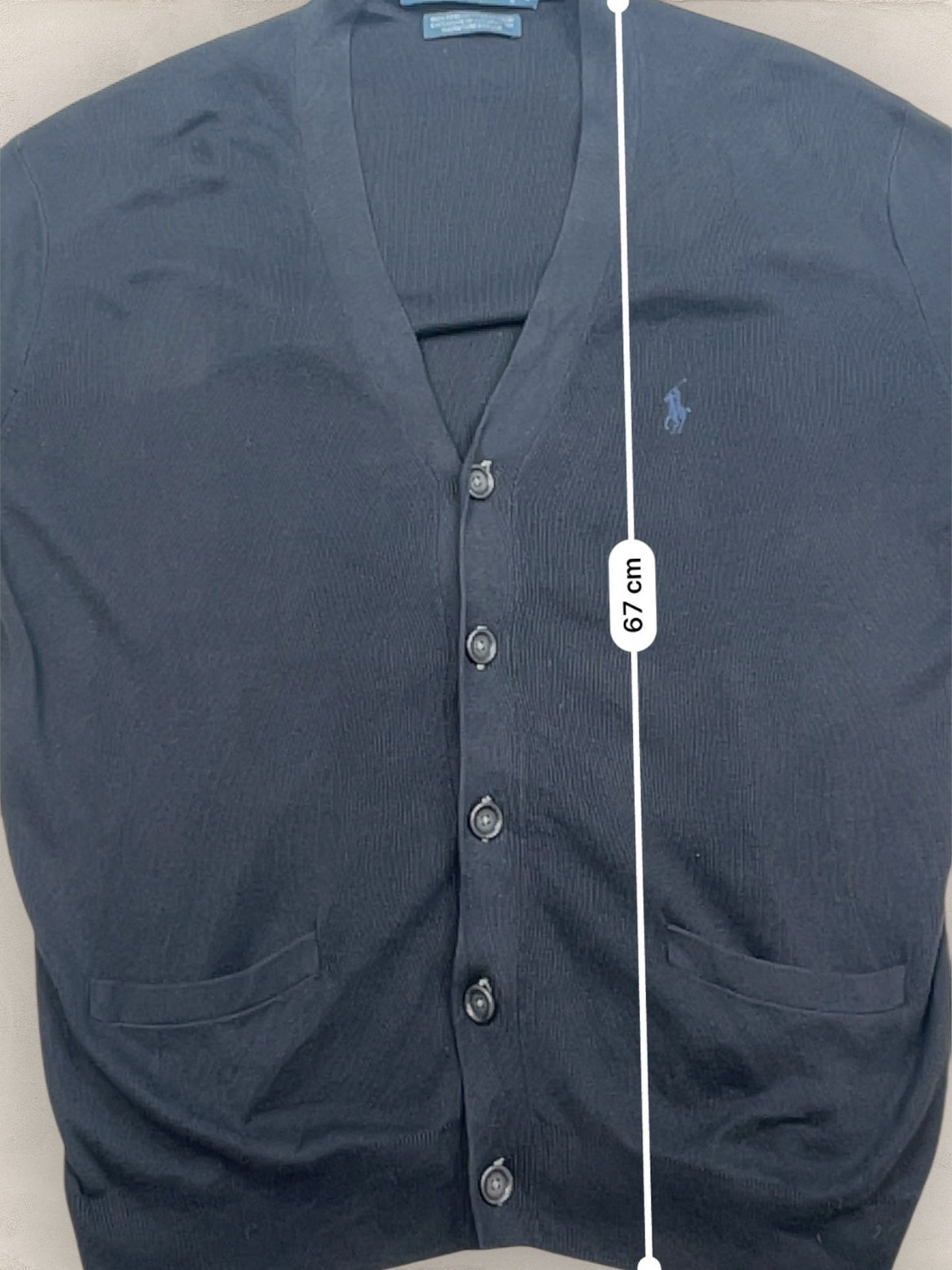 Cardigan Homme Ralph Lauren Noir S Ref:3419 - Noir - S - amifrip
