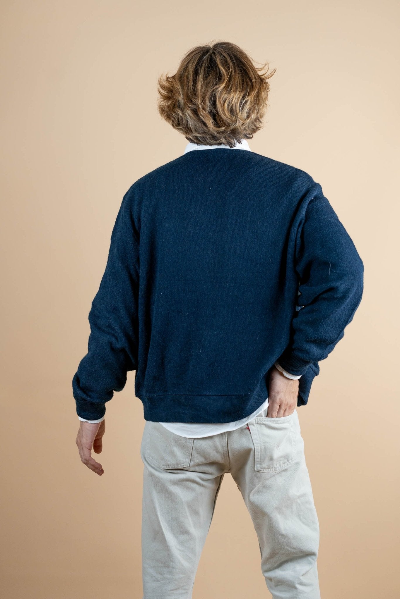 Cardigan Lacoste Izod Bleu Marine ref: 1232 - BLEU MARINE - M - amifrip - Friperie en ligne et vêtements vintage