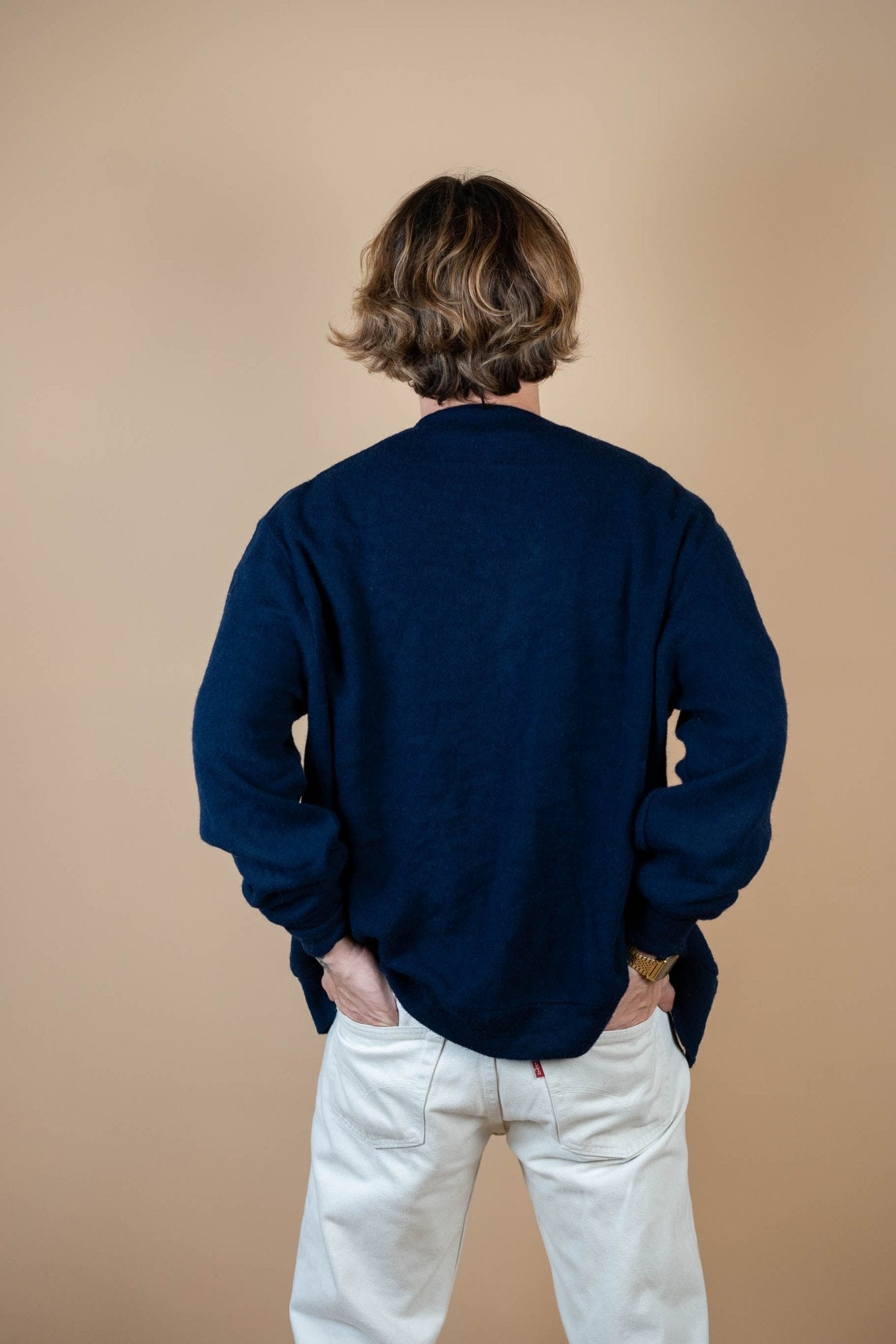 Cardigan Lacoste Vintage ref: 1657 - BLEU MARINE - XL - amifrip - Friperie en ligne et vêtements vintage