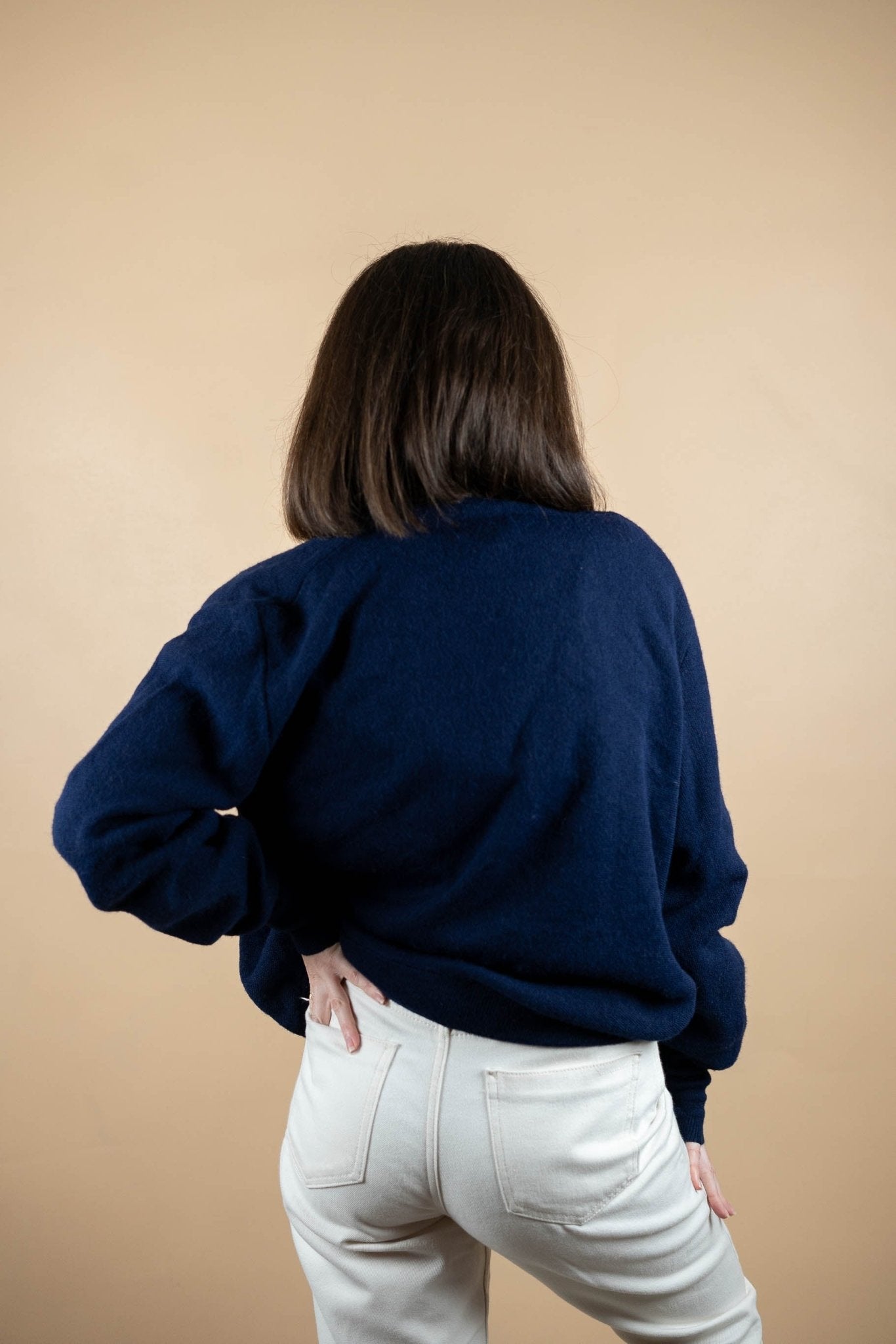 Cardigan Lacoste Vintage ref: 1659 - BLEU MARINE - L - amifrip - Friperie en ligne et vêtements vintage