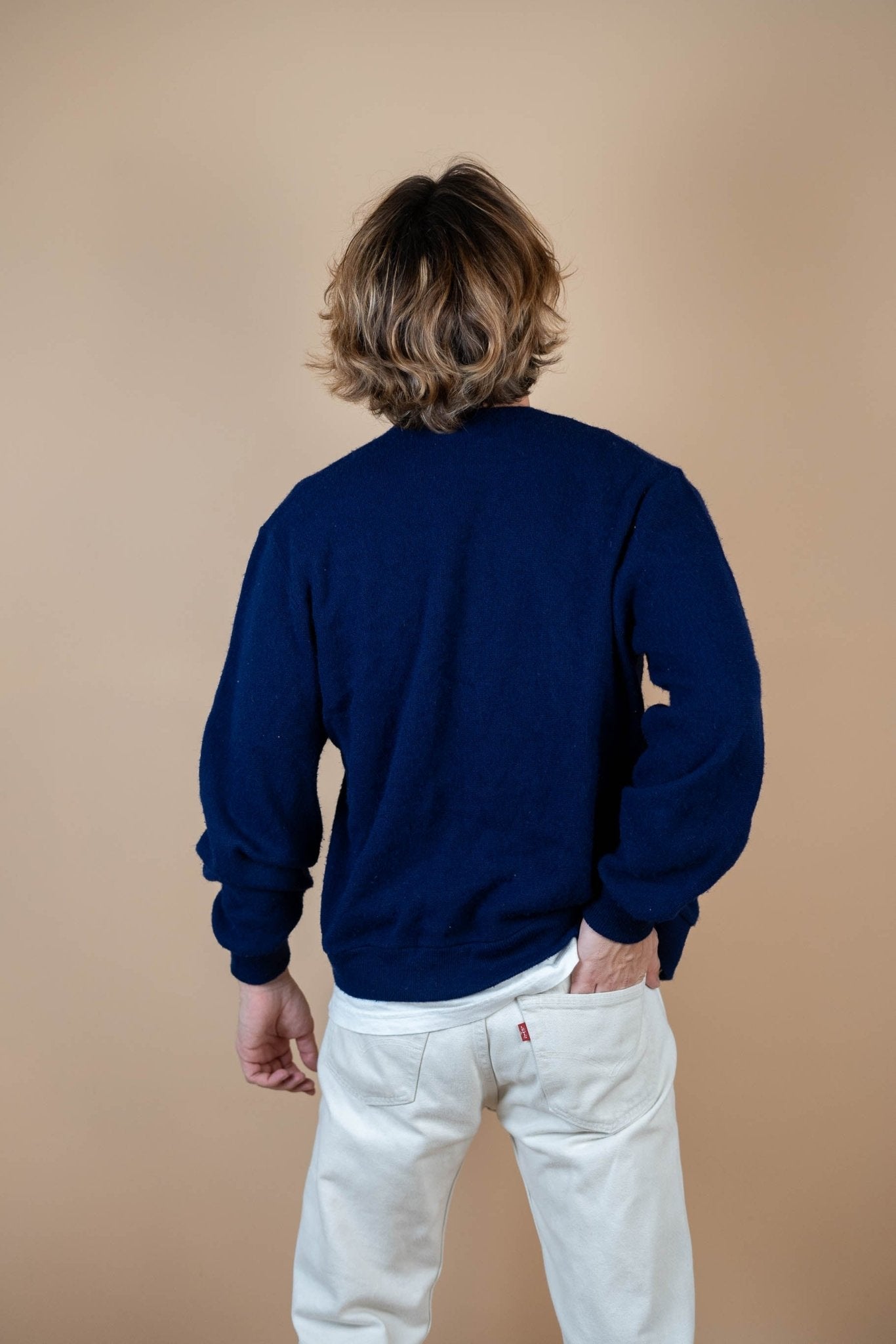 Cardigan Lacoste Vintage ref: 1667 - BLEU MARINE - S - amifrip - Friperie en ligne et vêtements vintage