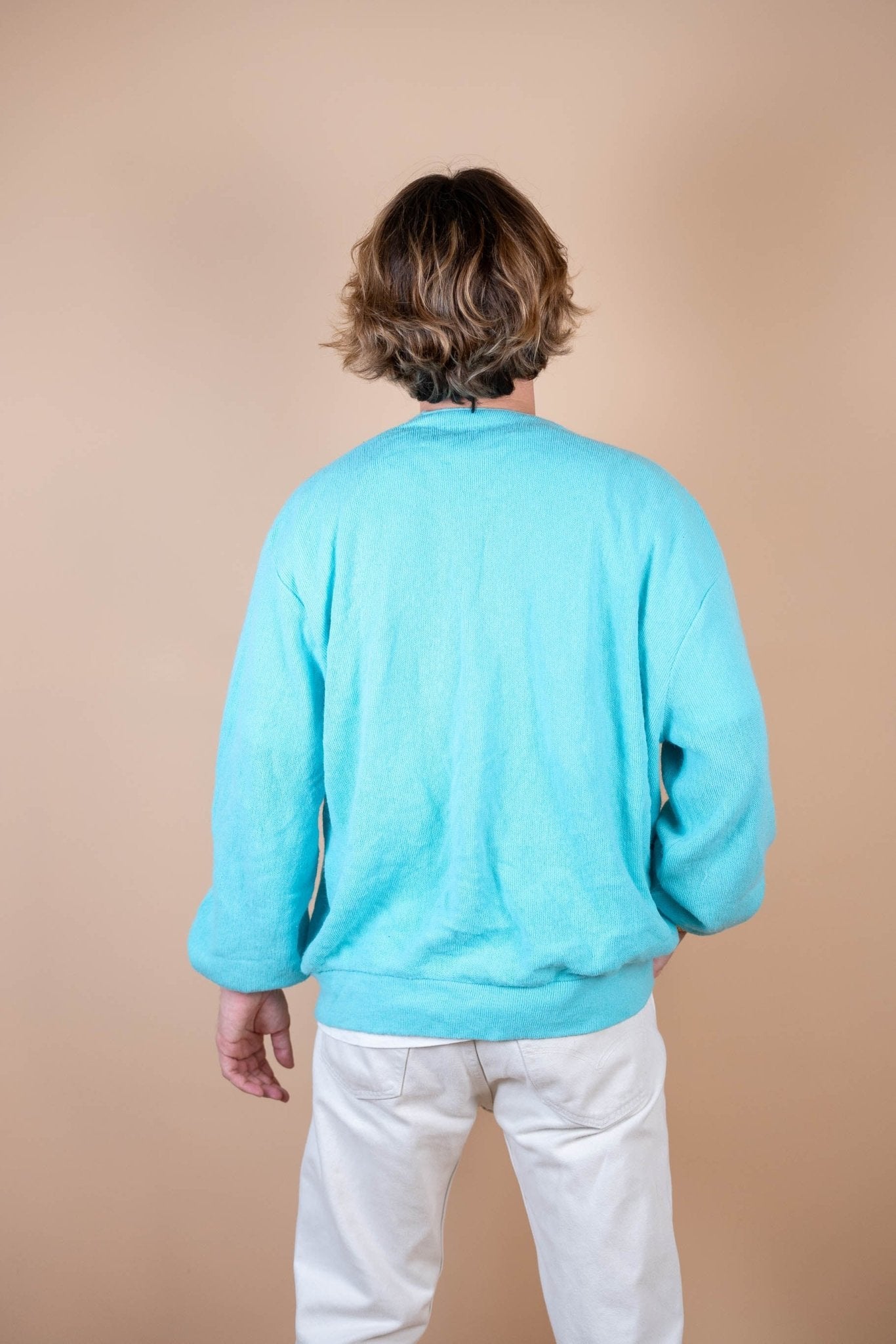 Cardigan Lacoste Vintage ref: 1675 - BLEU - XL - amifrip - Friperie en ligne et vêtements vintage
