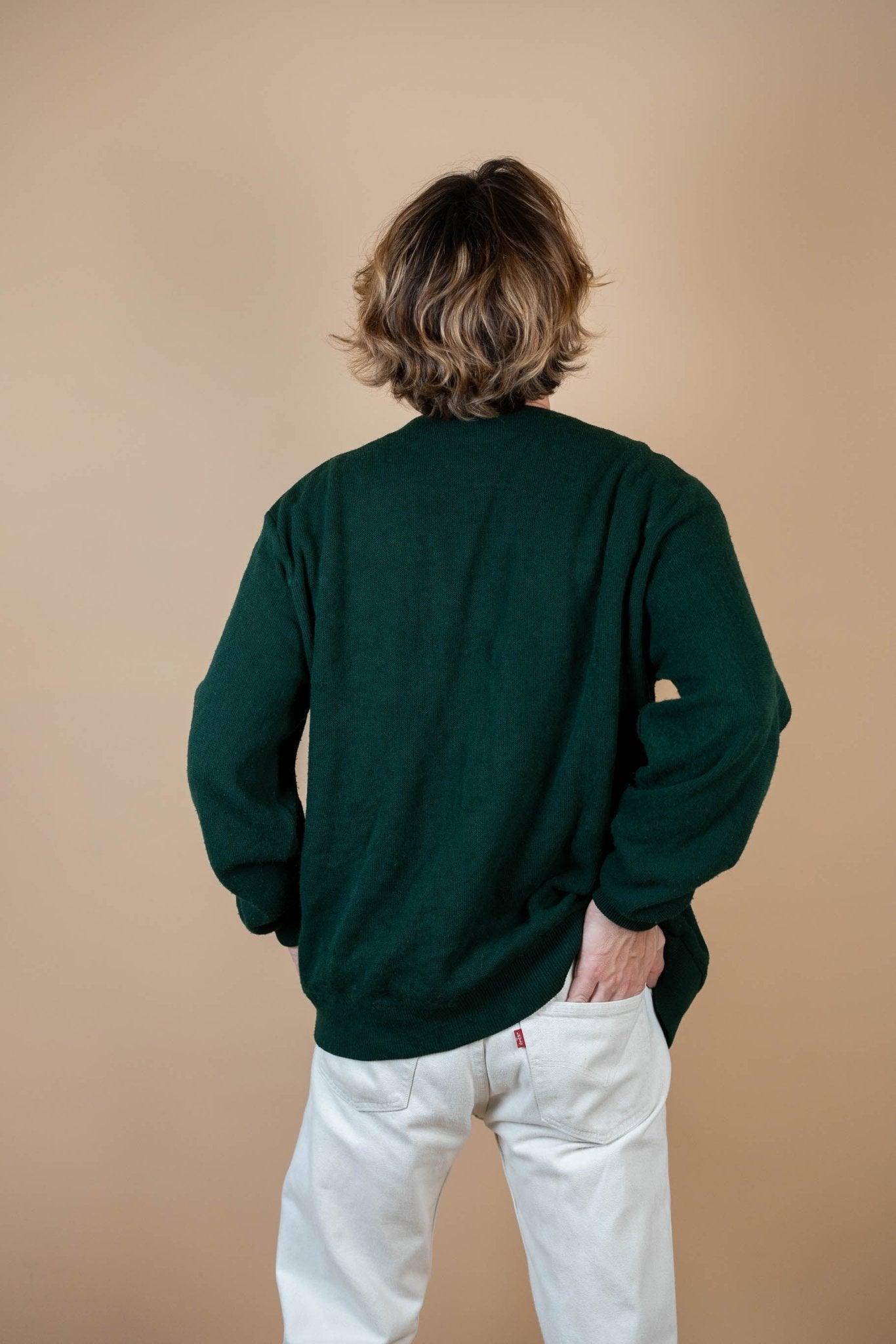 Cardigan Lacoste Vintage ref: 1677 - VERT - L - amifrip - Friperie en ligne et vêtements vintage