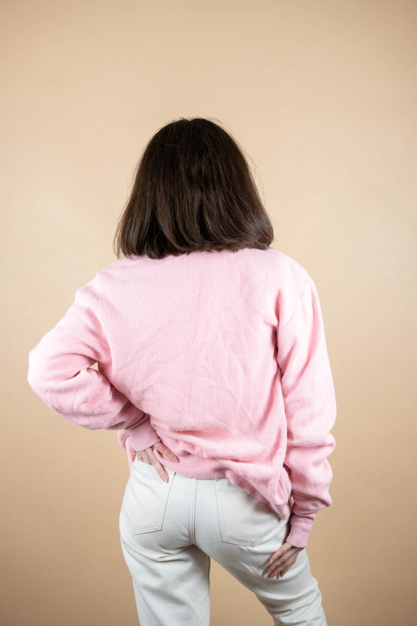 Cardigan Lacoste Vintage ref: 1679 - ROSE - M - amifrip - Friperie en ligne et vêtements vintage