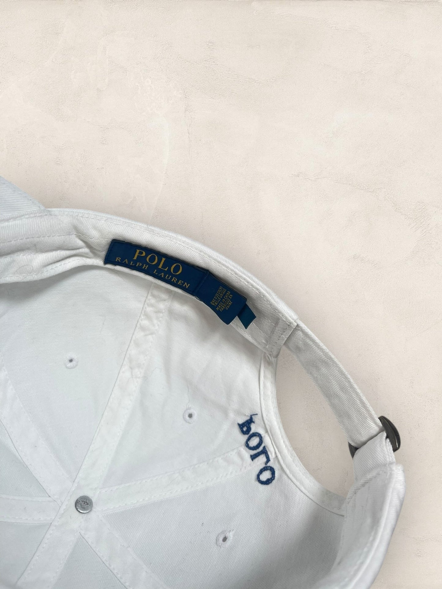 Casquette Polo Ralph Lauren Blanc TAILLE UNIQUE Ref:3026 - Blanc - TAILLE UNIQUE - amifrip - Friperie en ligne et vêtements vintage