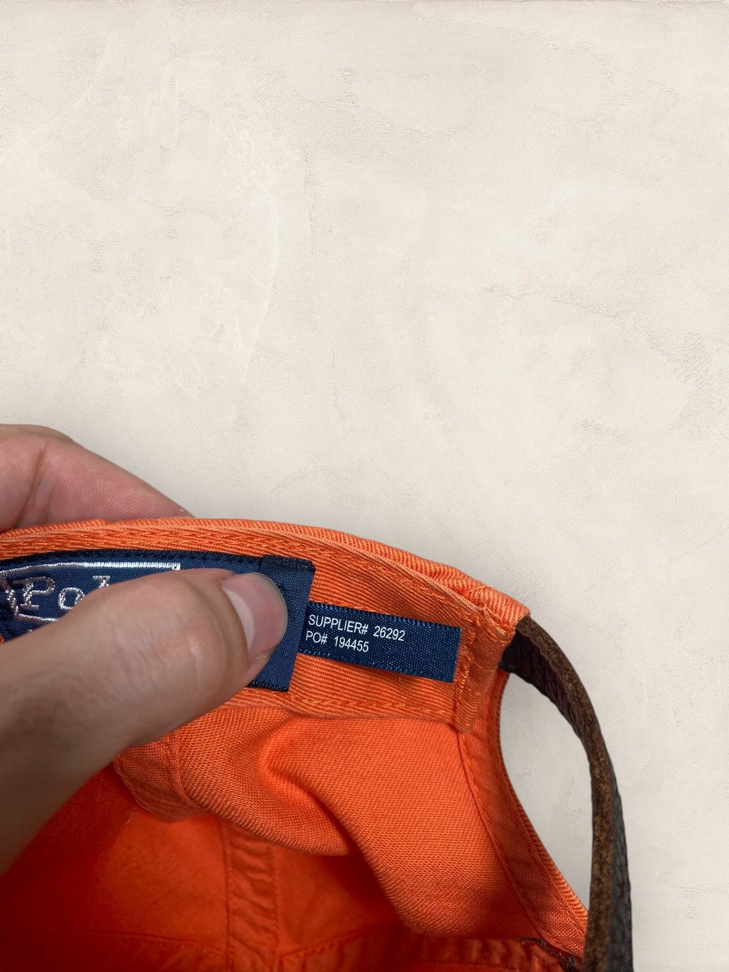 Casquette Polo Ralph Lauren Orange TAILLE UNIQUE Ref:3023 - Orange - TAILLE UNIQUE - amifrip - Friperie en ligne et vêtements vintage