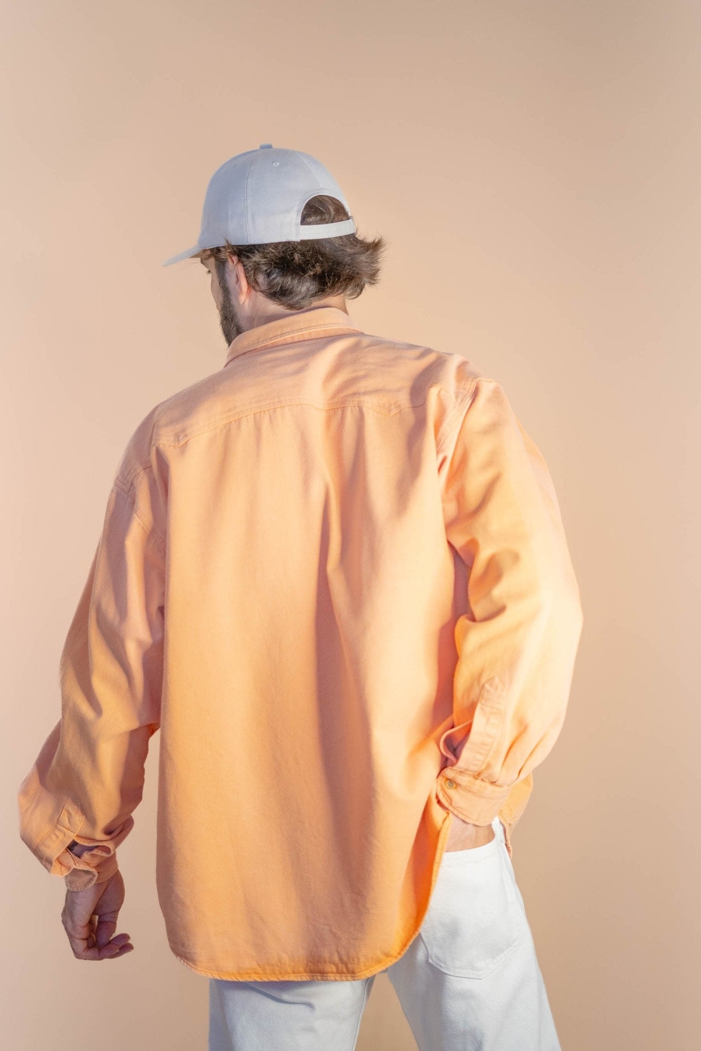 Chemise Cartoon Rétro Homme 318 - ORANGE - L - amifrip - Friperie en ligne et vêtements vintage