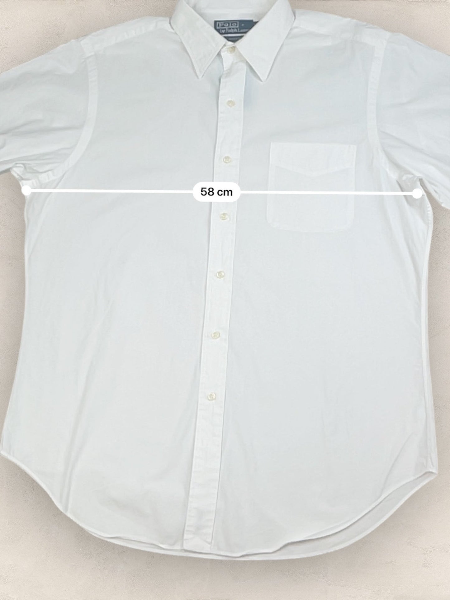 Chemise Homme Ralph Lauren BLANC L Ref:2805 - BLANC - L - amifrip