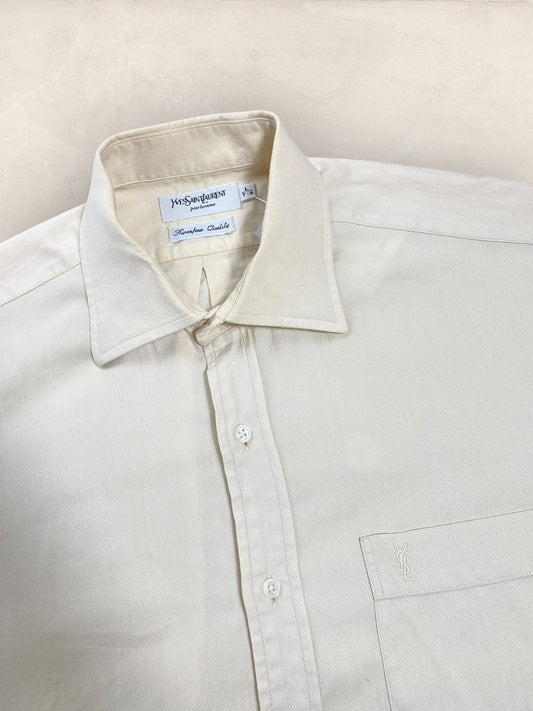 Chemise Homme Yves Saint - Laurent Jaune L Ref:2915 - Jaune - L - amifrip - Friperie en ligne et vêtements vintage