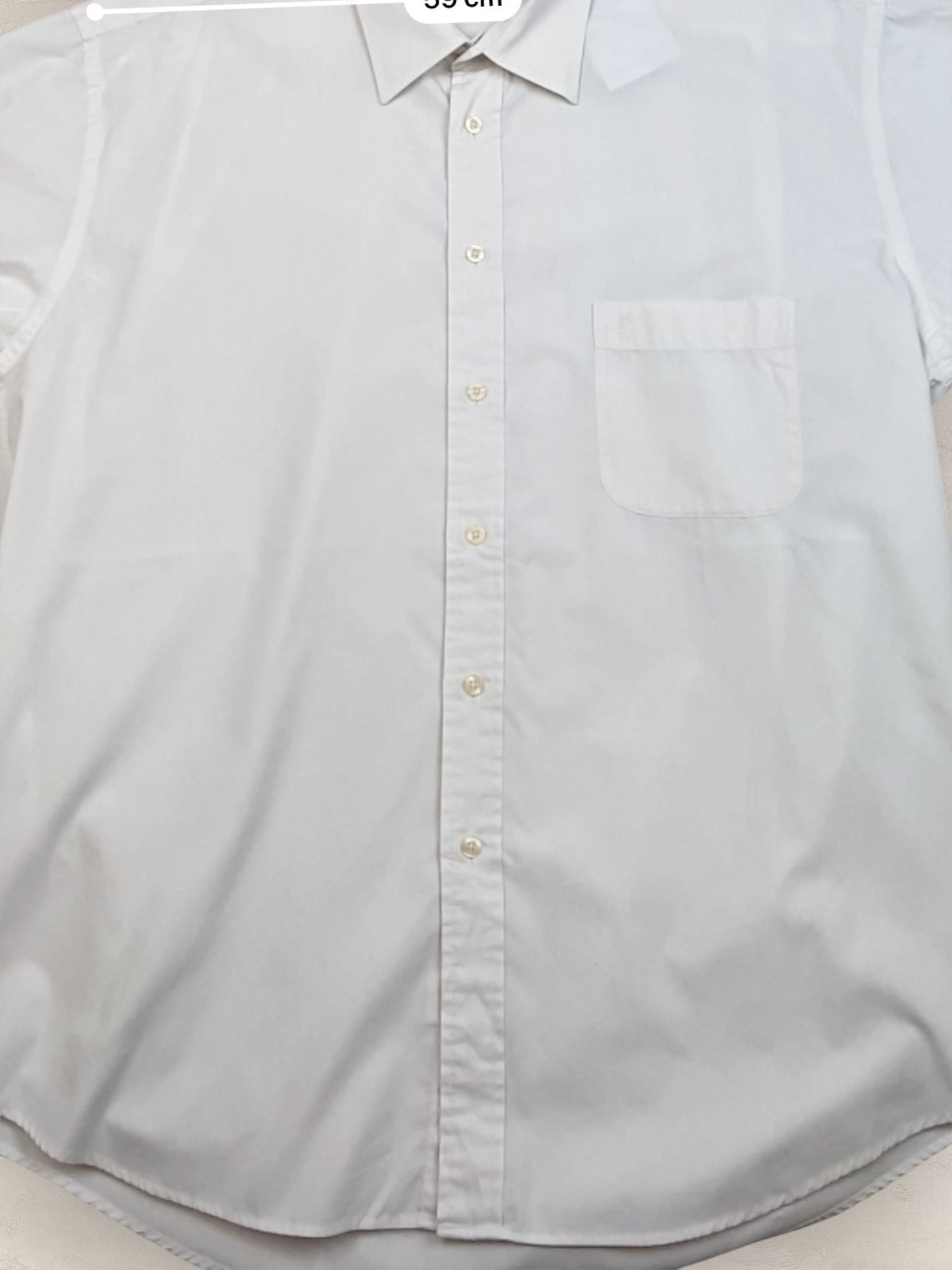 Chemise Homme Yves Saint - Laurent Vintage Blanc L Ref:2937 - Blanc - L - amifrip