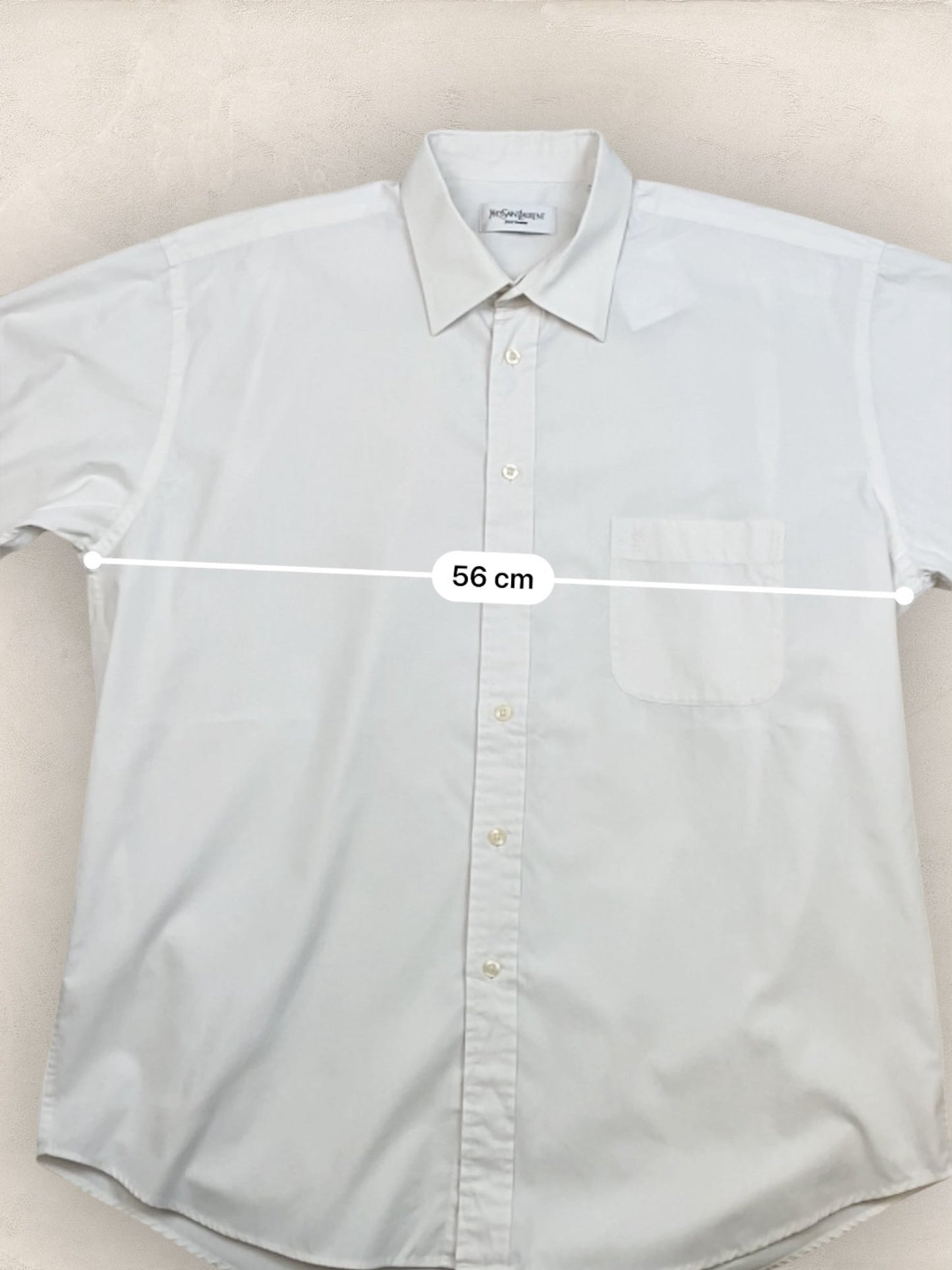 Chemise Homme Yves Saint - Laurent Vintage Blanc L Ref:2937 - Blanc - L - amifrip